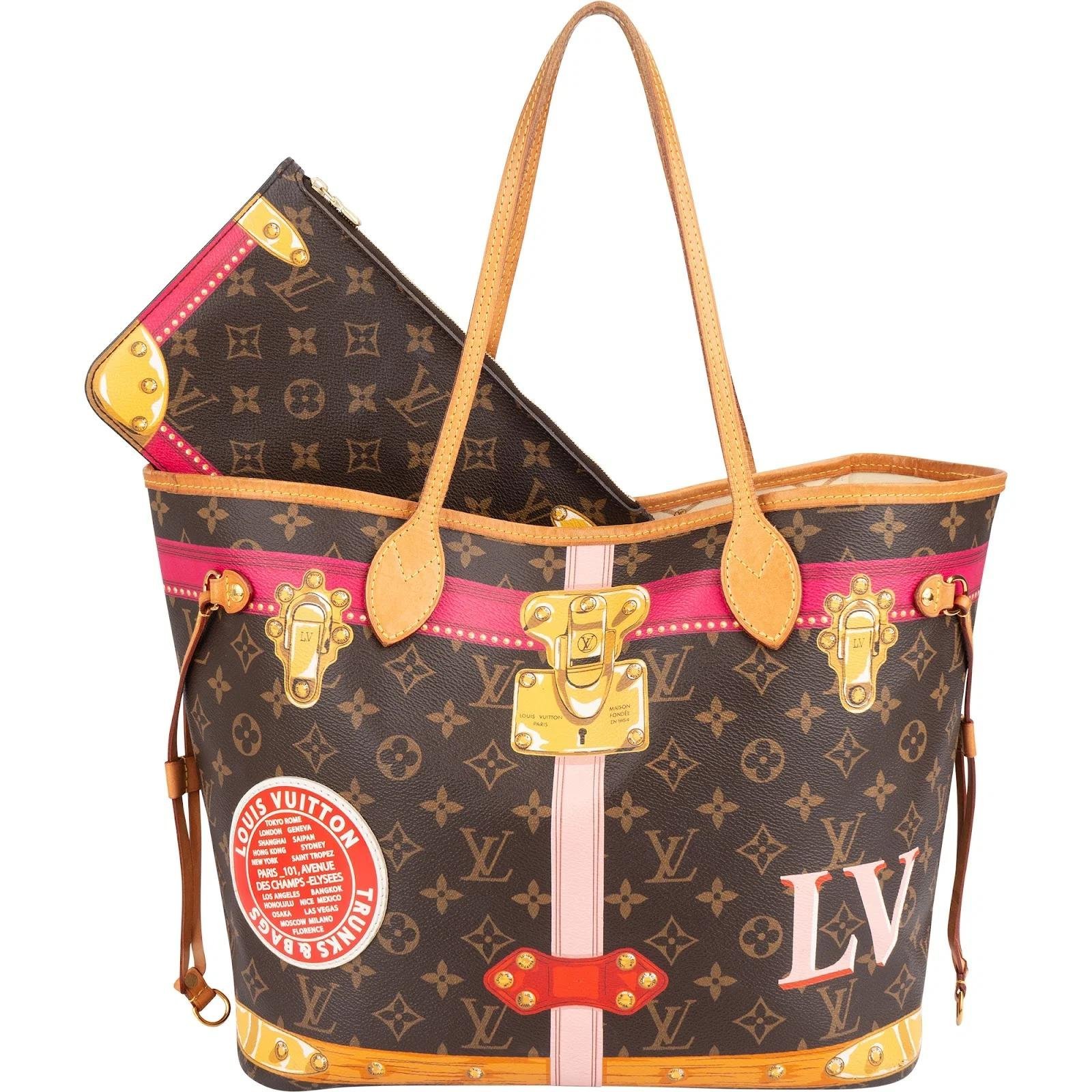 Neverfull leather handbag