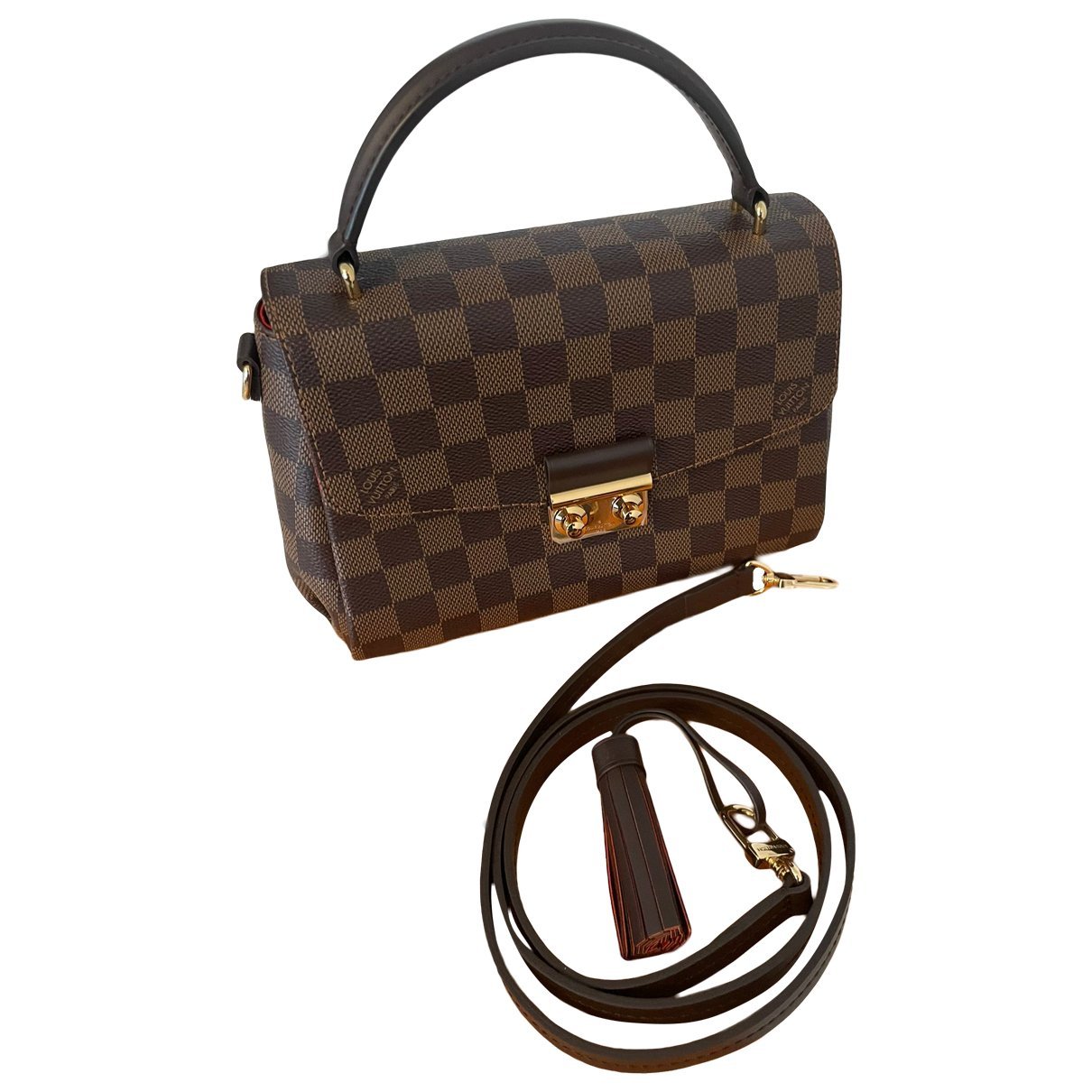 Croisette leather crossbody bag