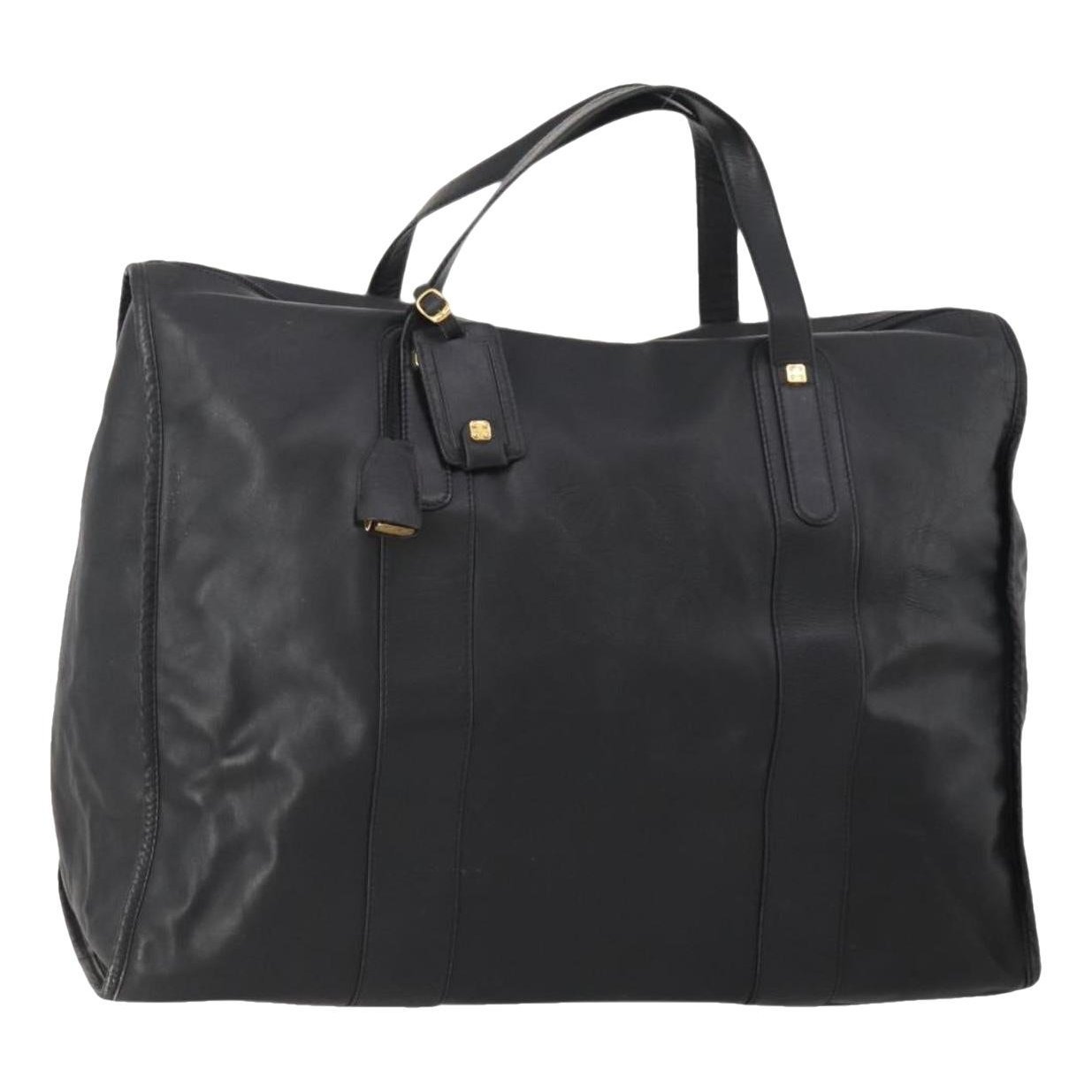 Leather travel bag