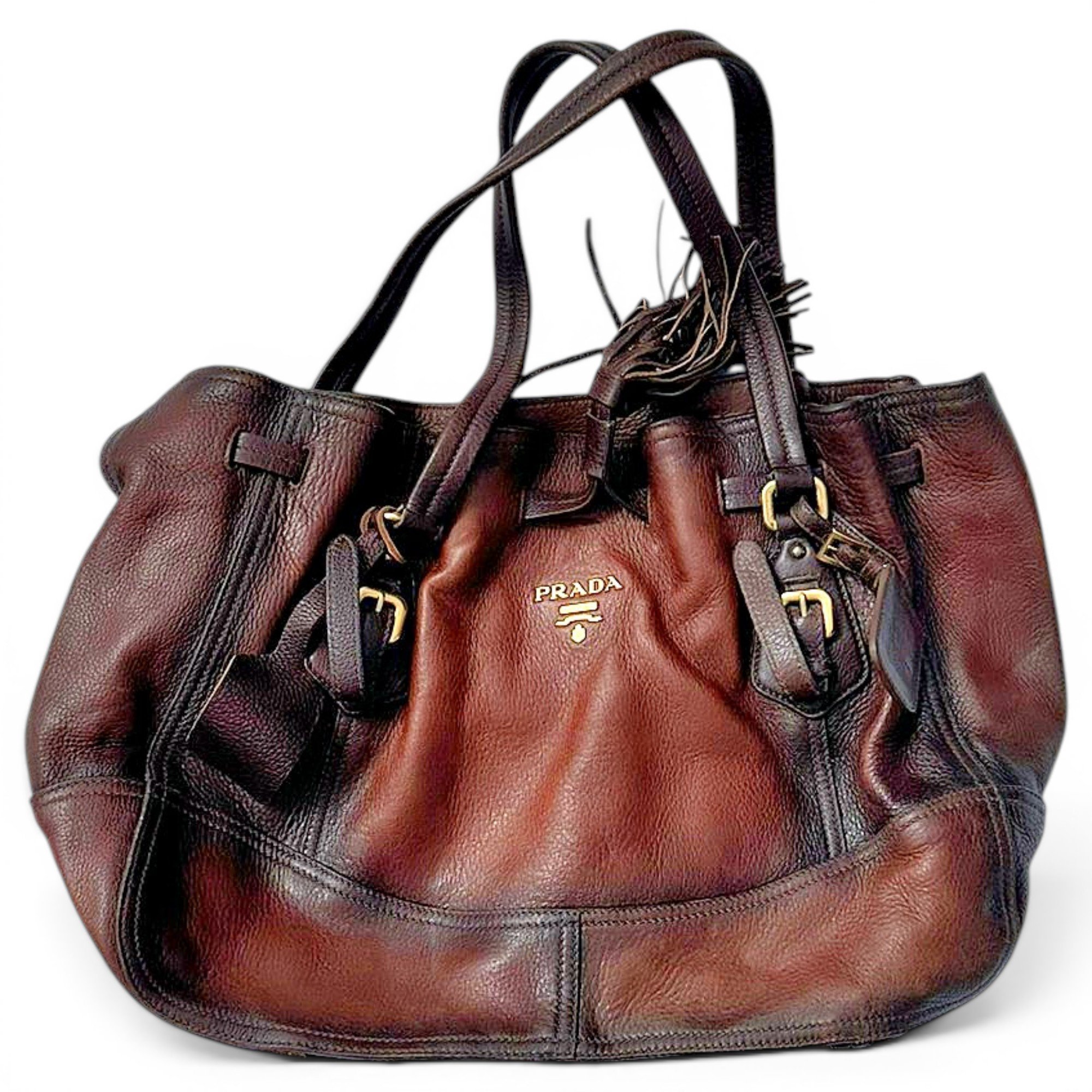 Leather handbag
