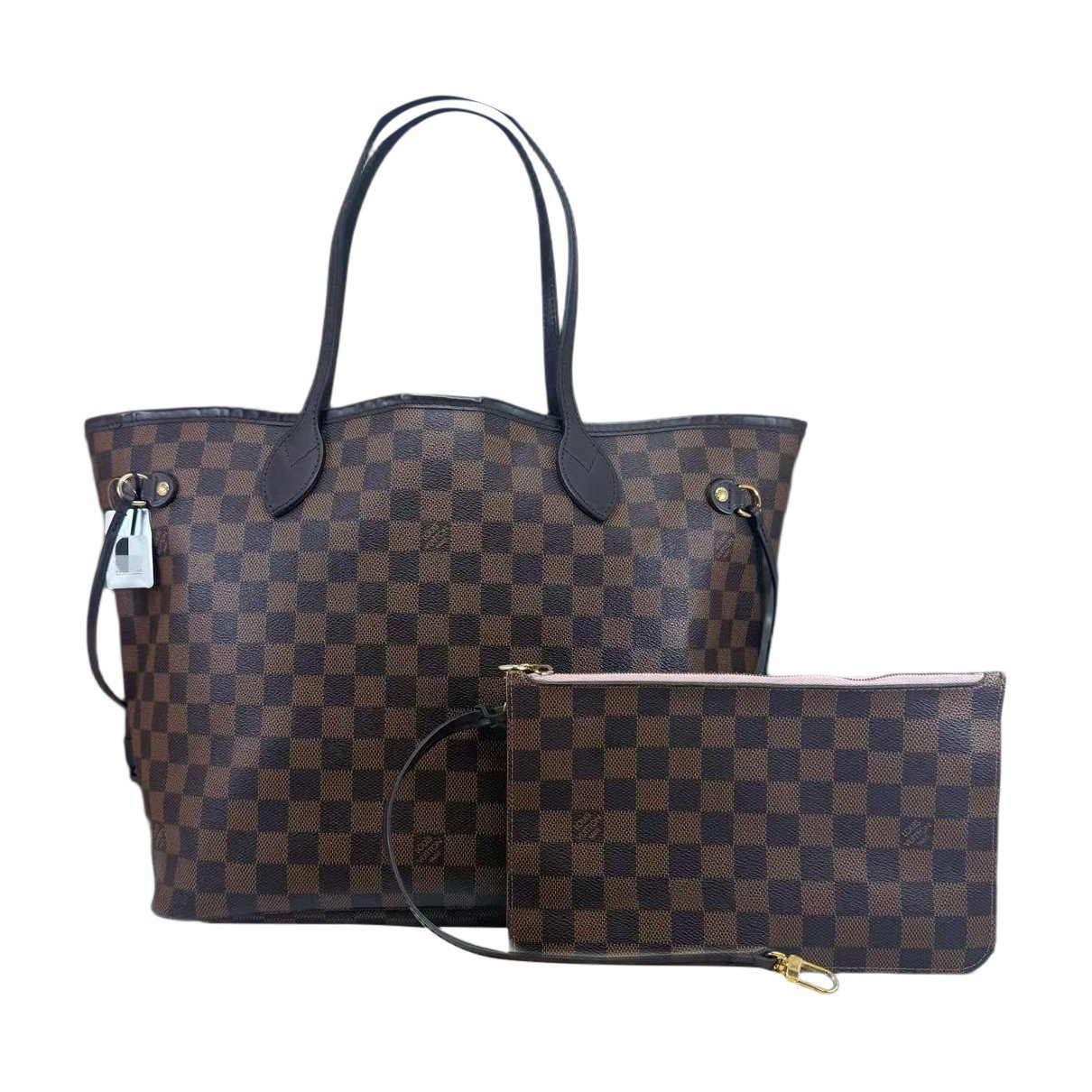 Neverfull leather tote