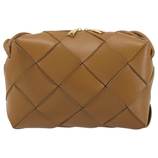 Cassette leather handbag
