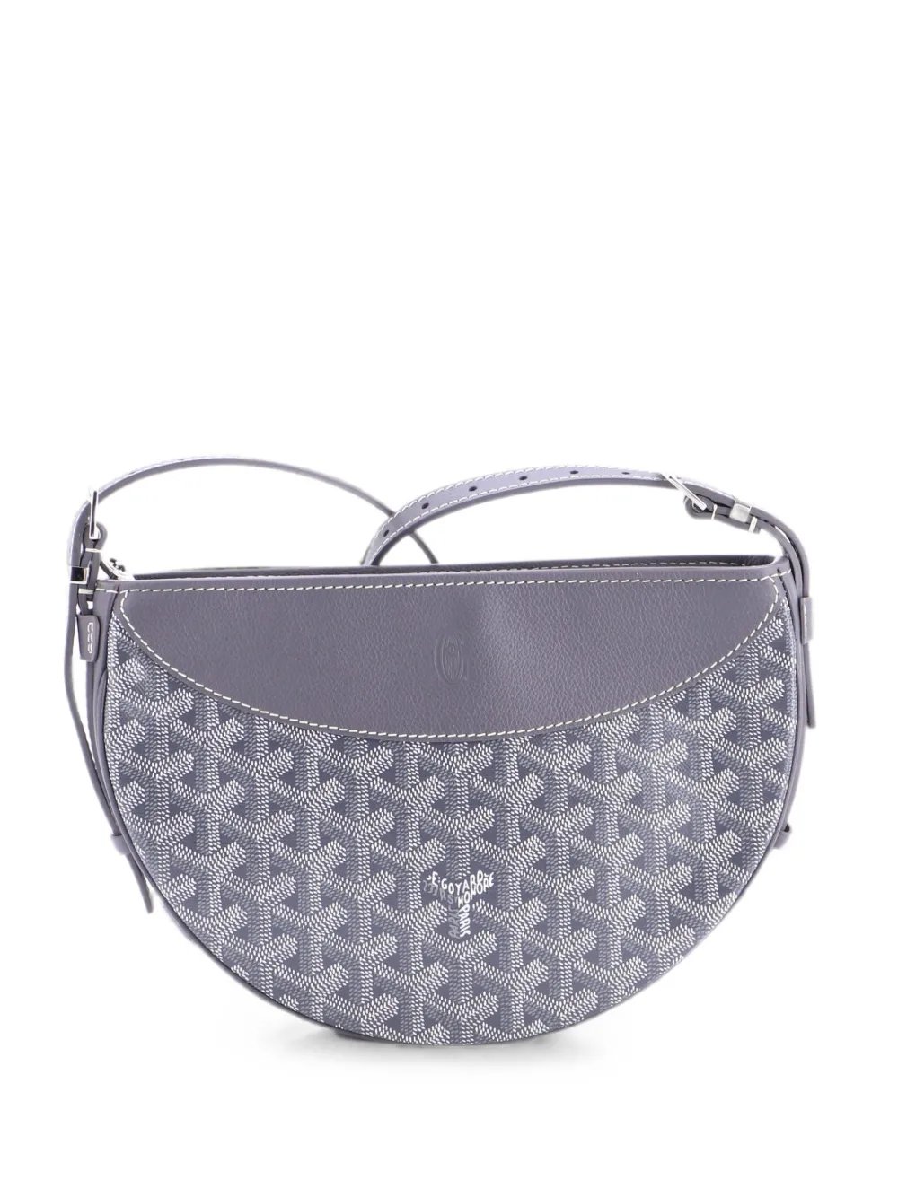 Goyard Hirondelle Coated Canvas and Leather shoulder bag