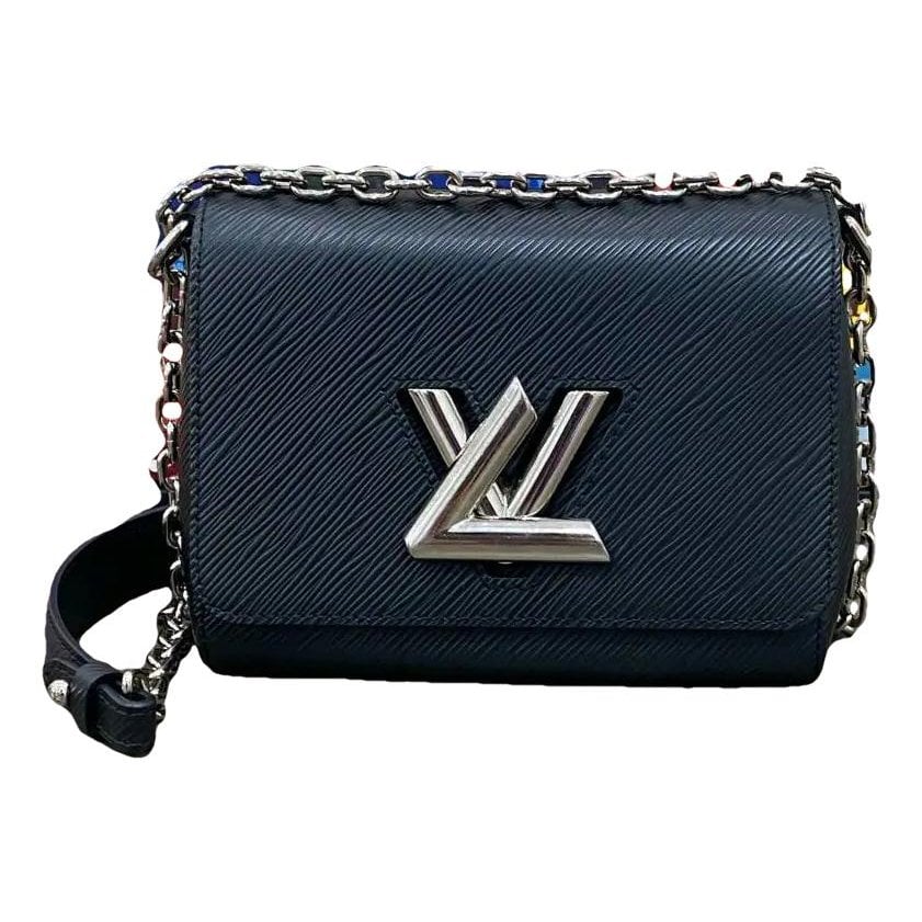 Twist leather handbag