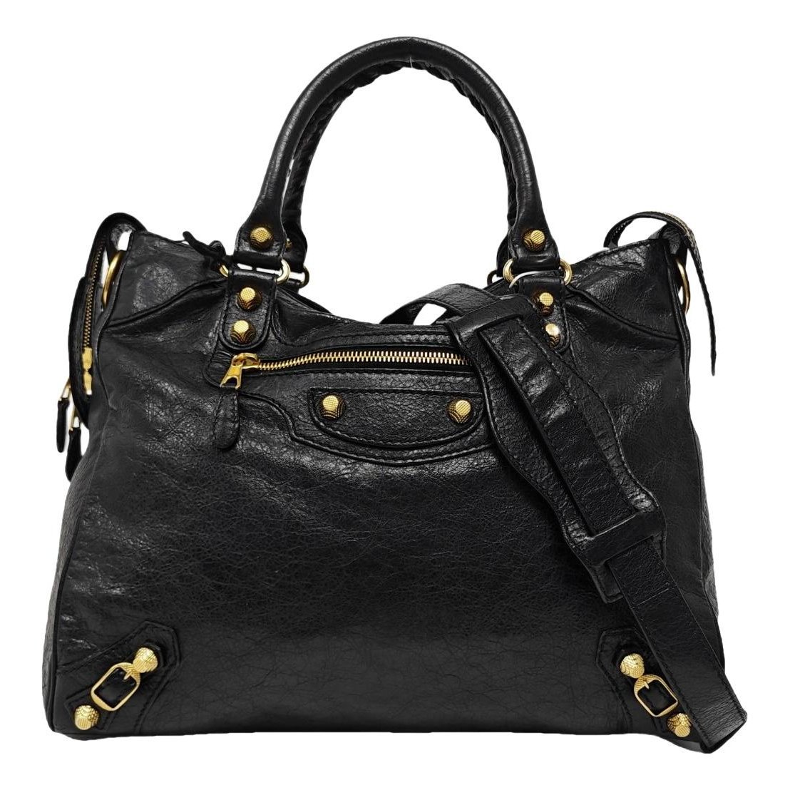 Leather handbag