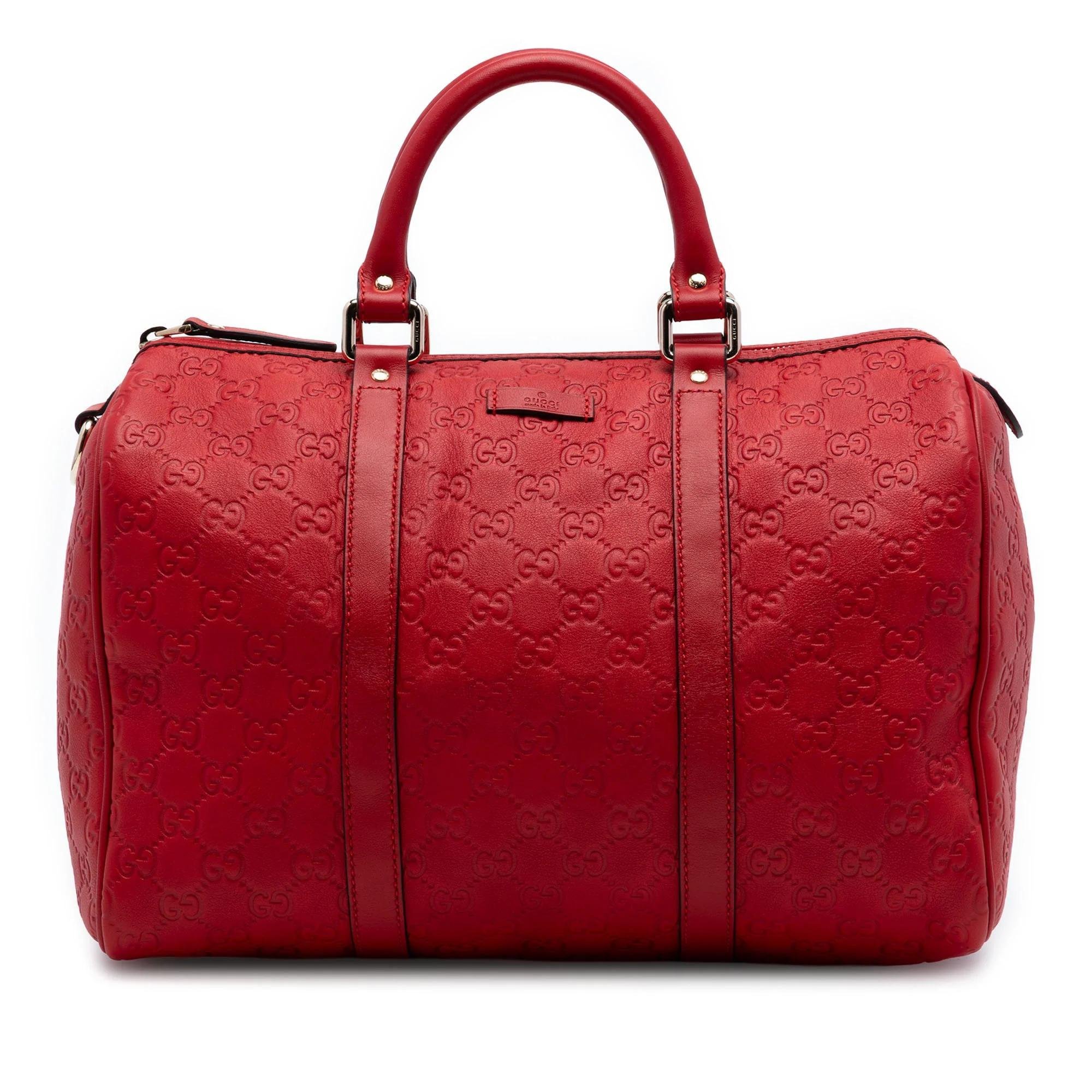 Boston leather bag