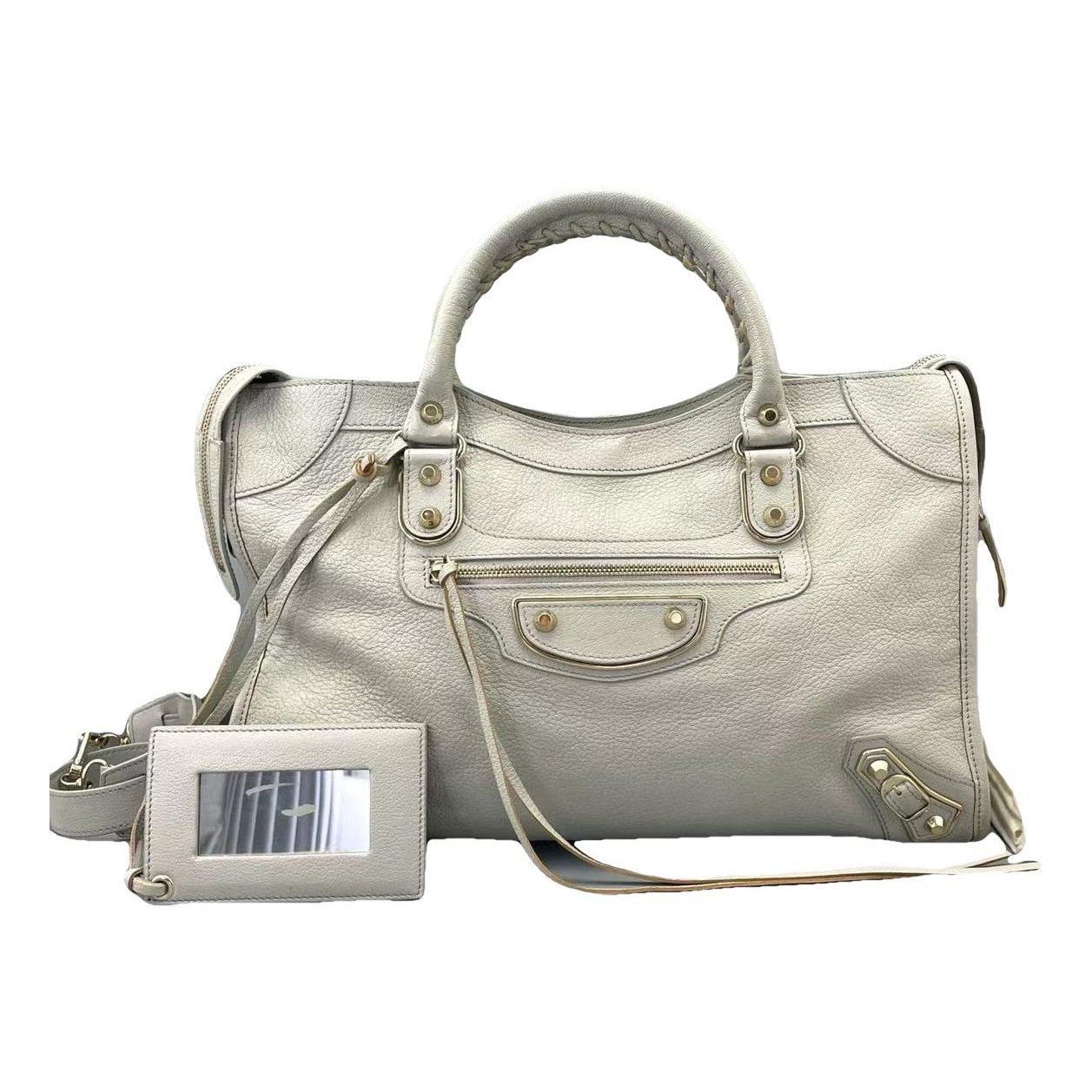 Leather handbag