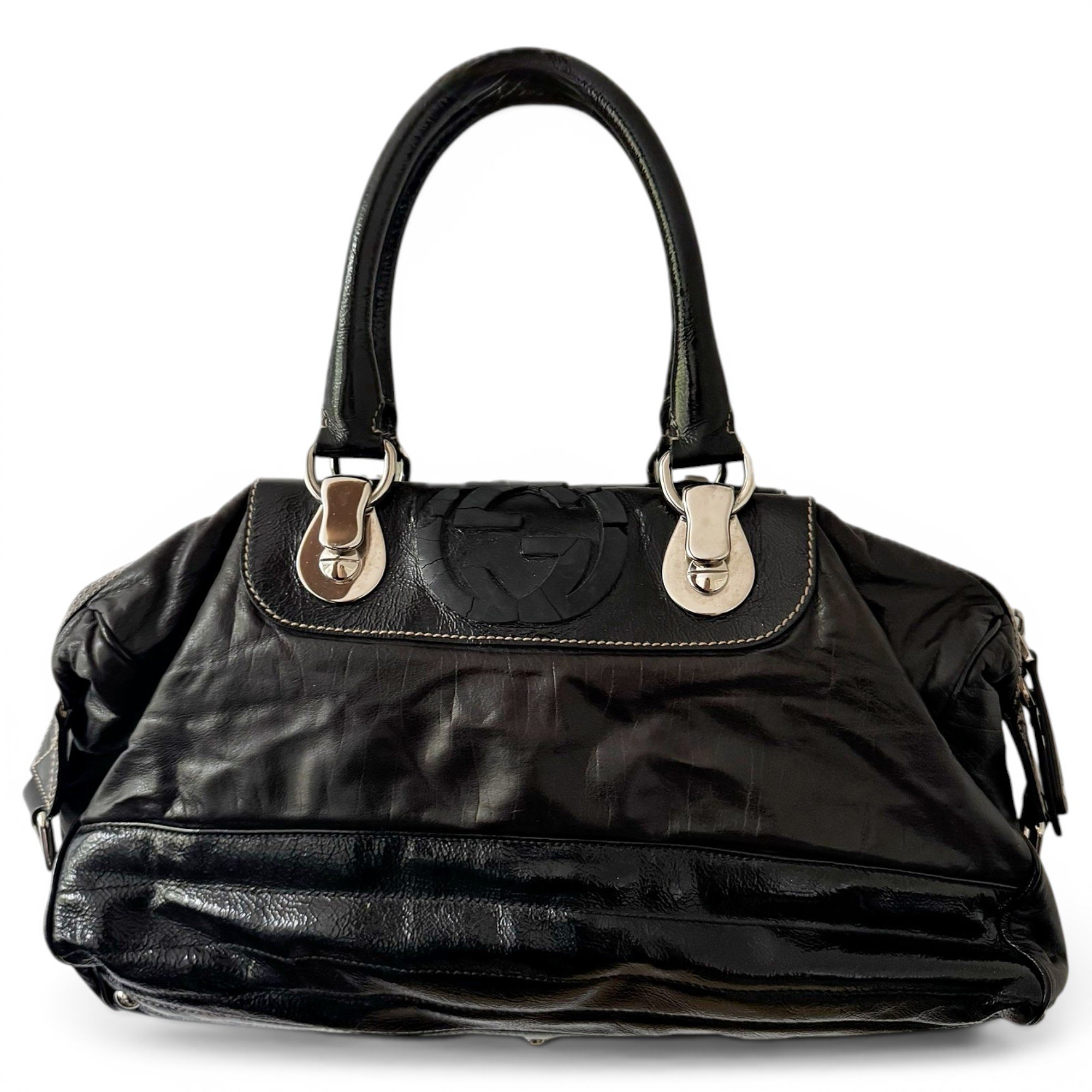 Britt leather handbag