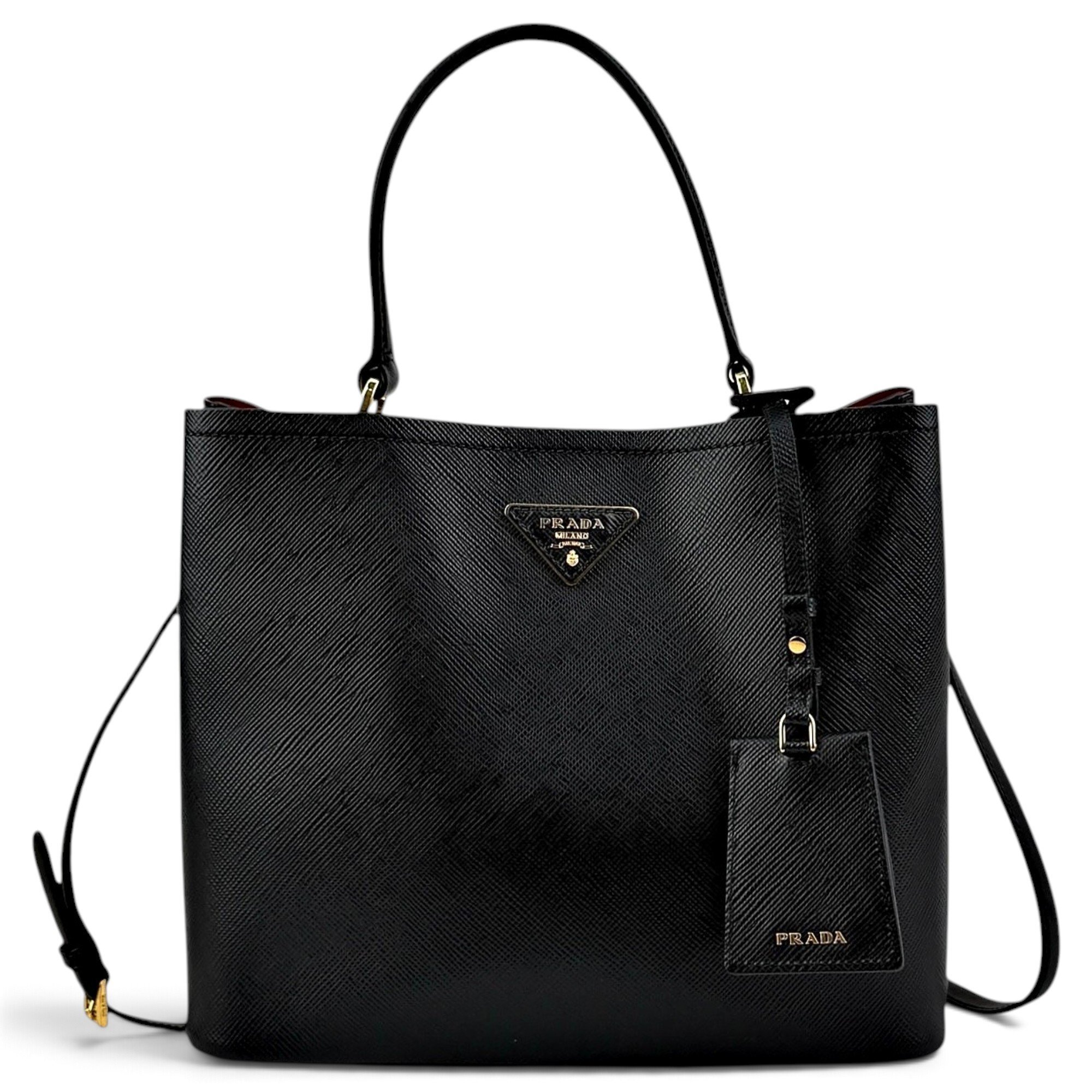 Panier leather handbag