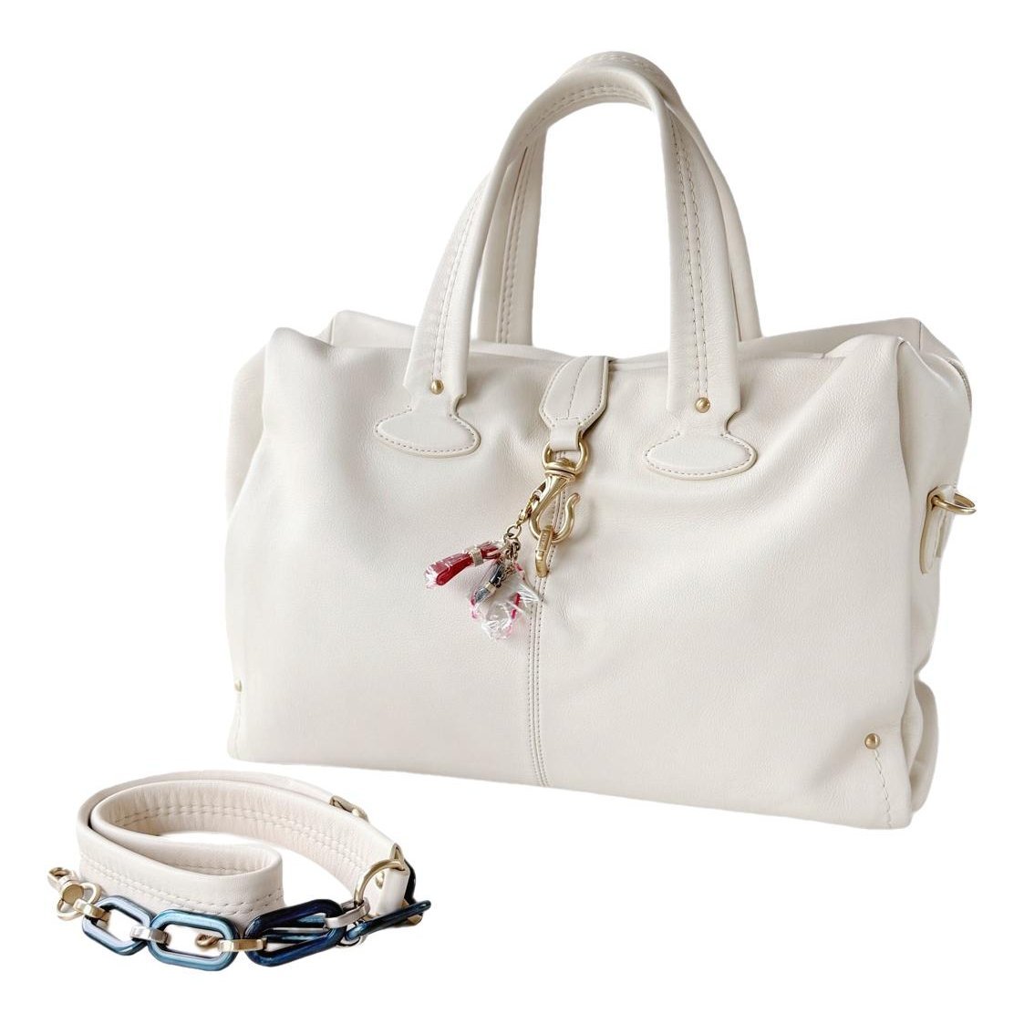 Leather handbag