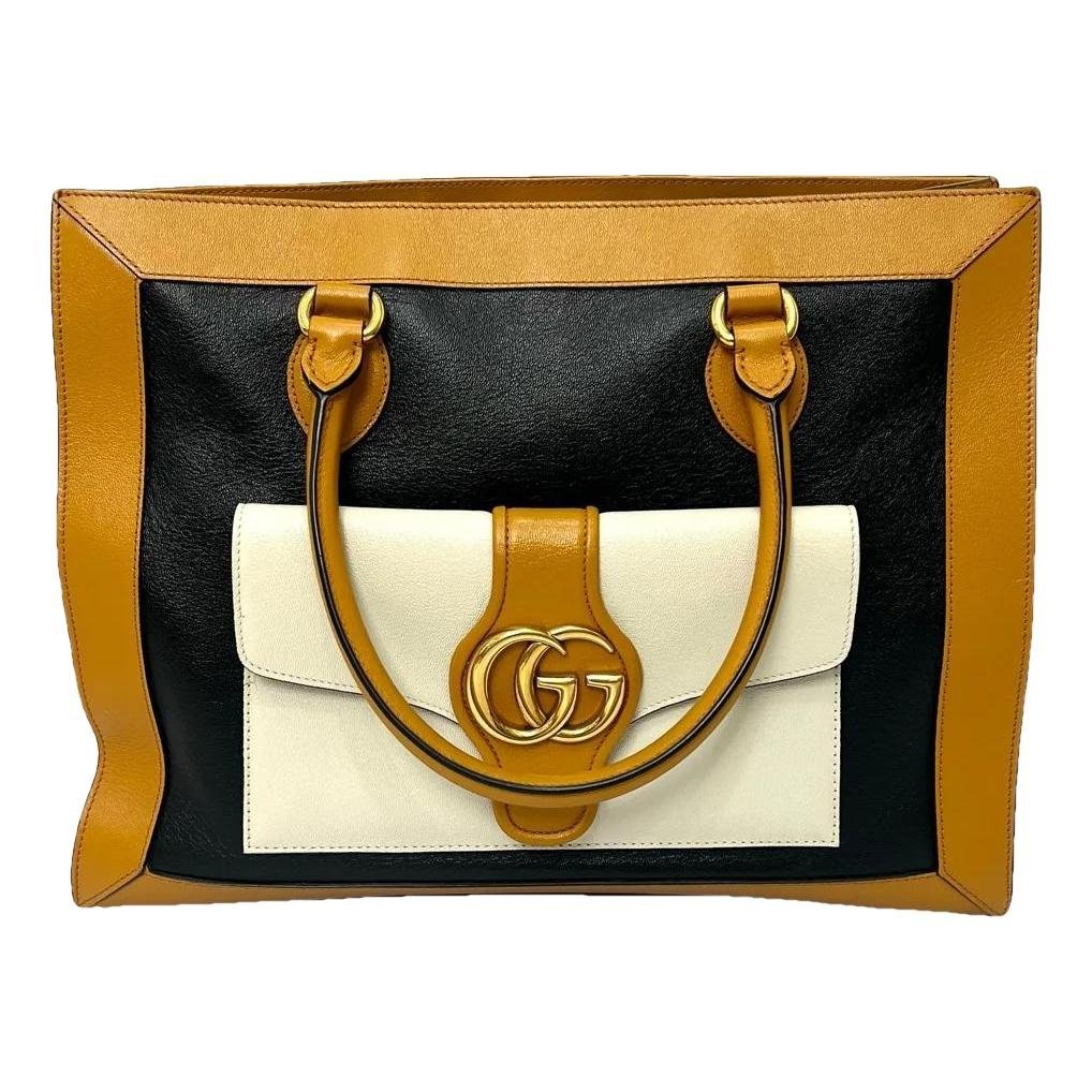 Leather tote