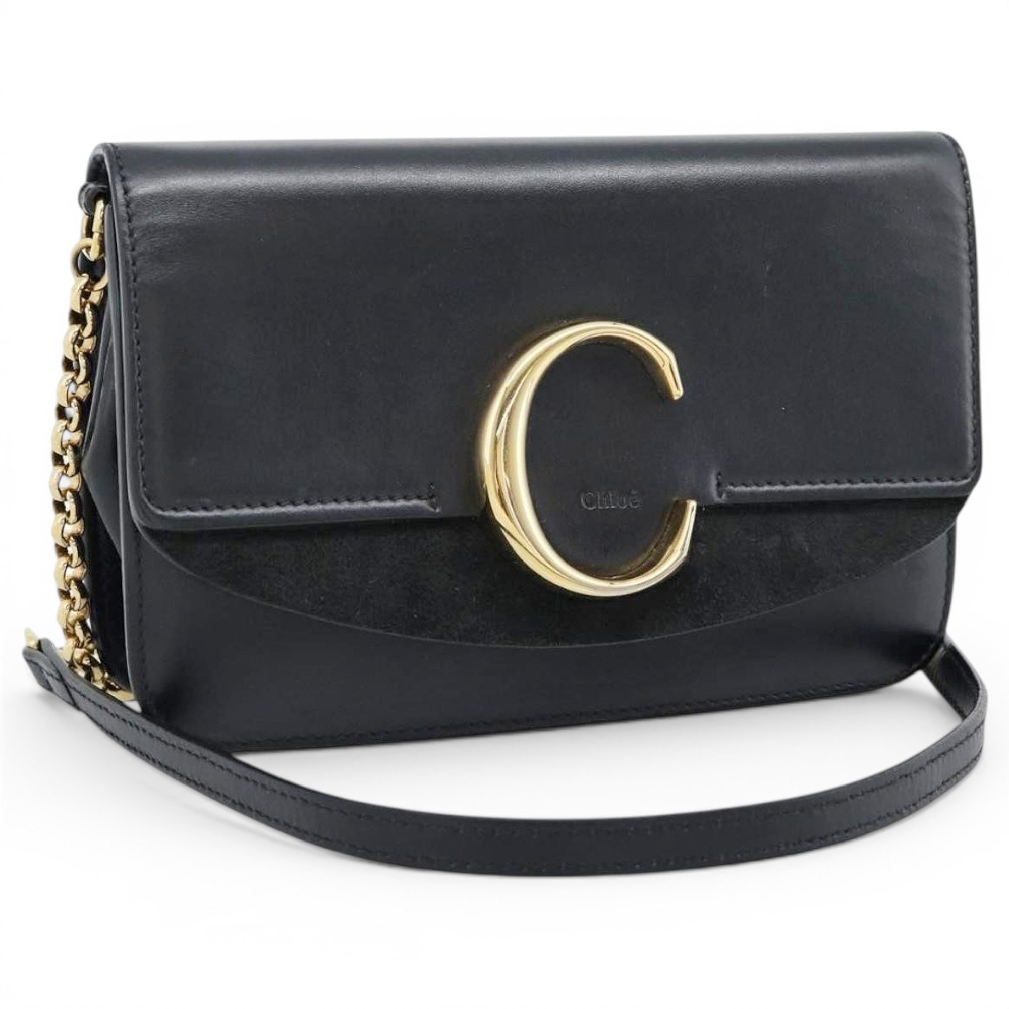 C leather handbag