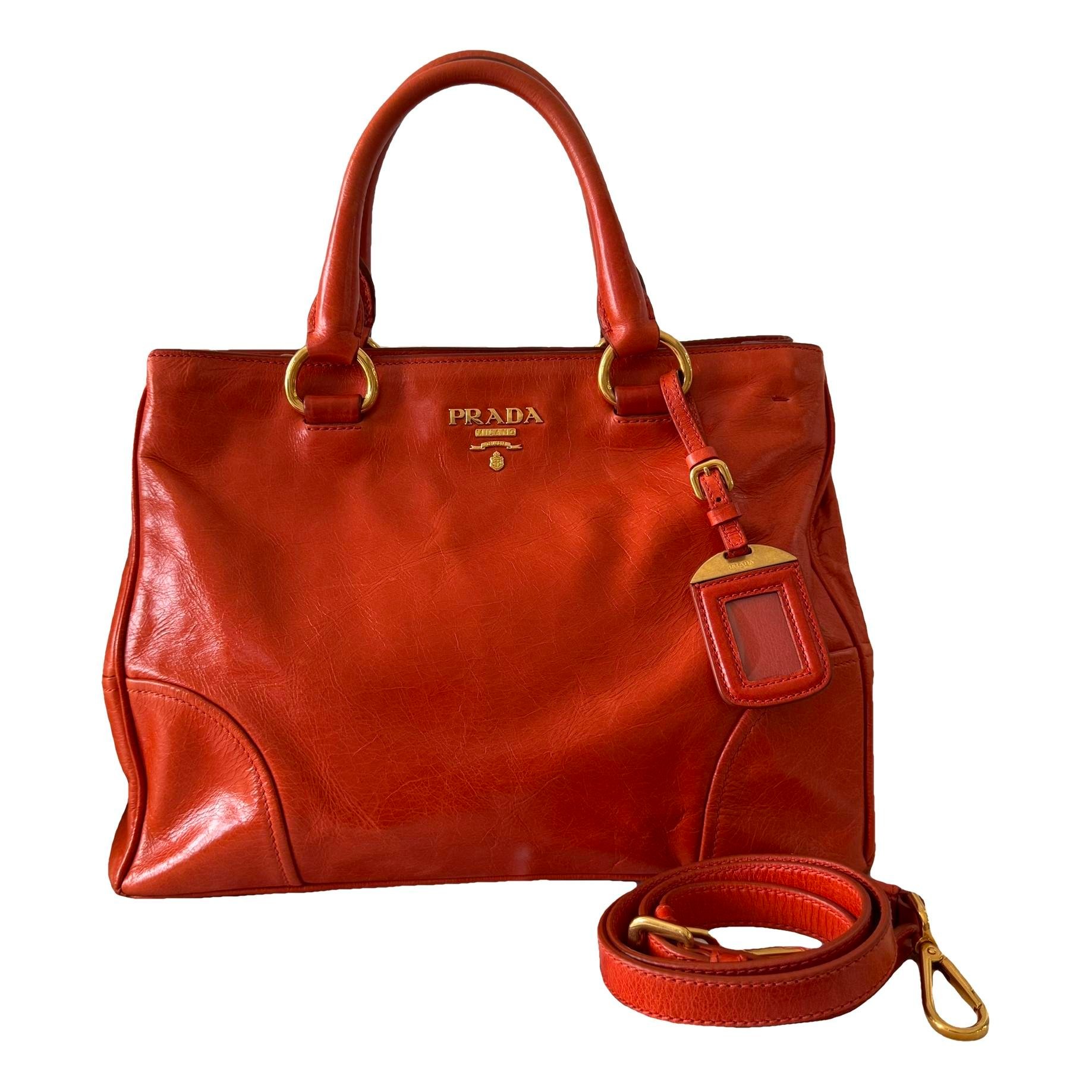 Leather handbag