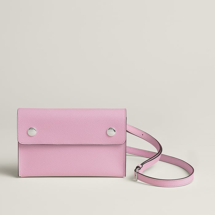 Mauve Sylvestre Hermèsnap Wallet