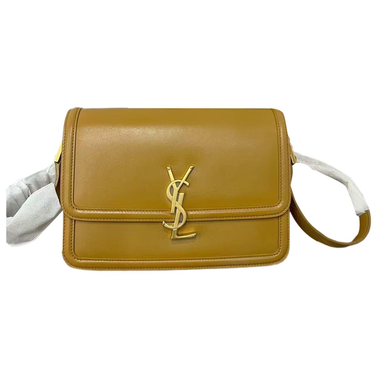 Solférino leather handbag