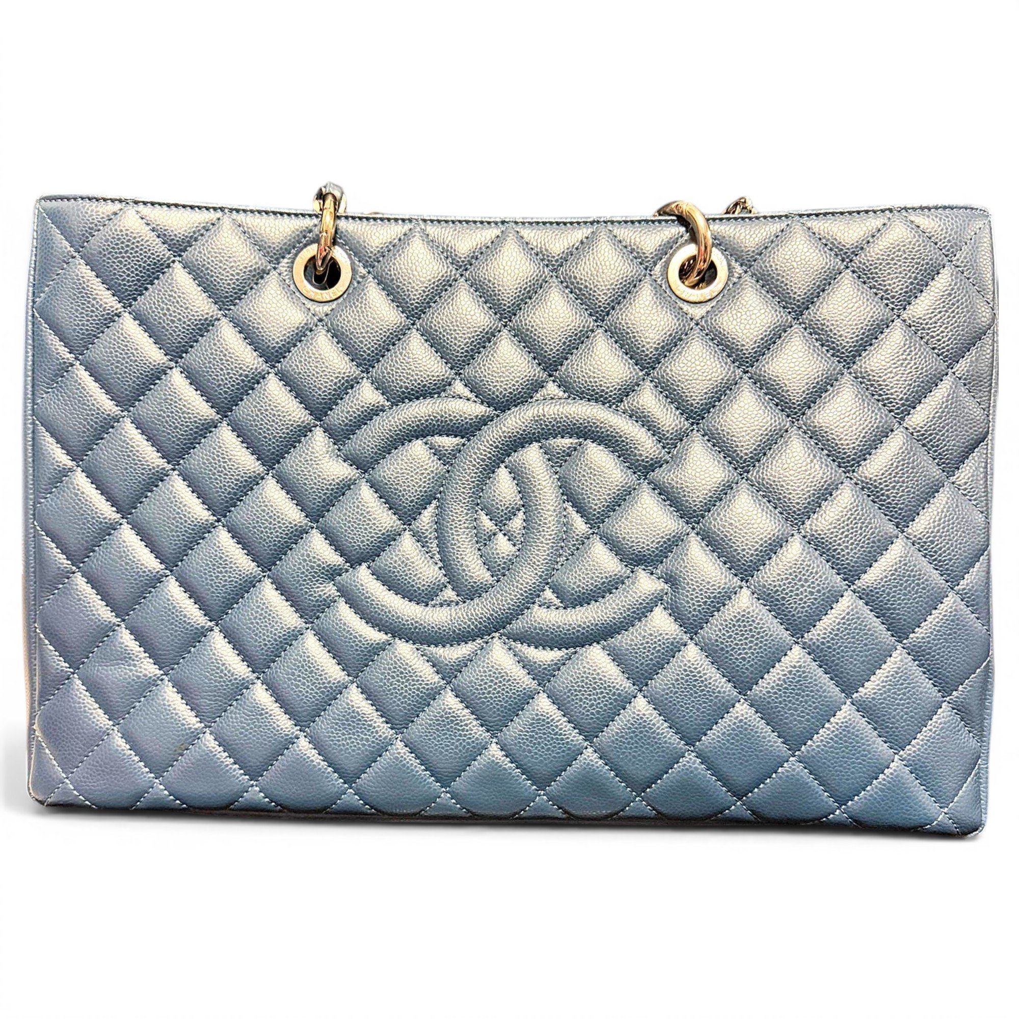 Grand shopping leather tote