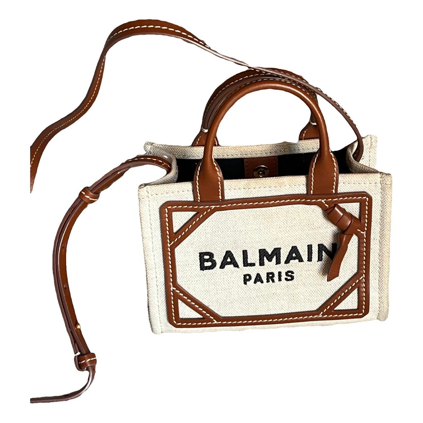 Balmain Linen tote