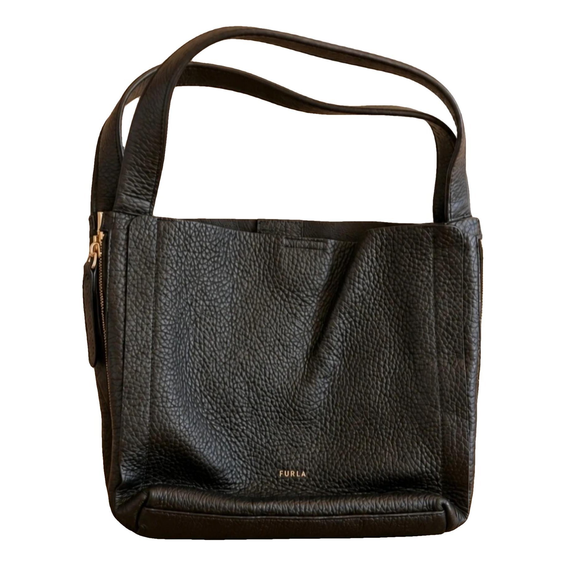 Leather tote