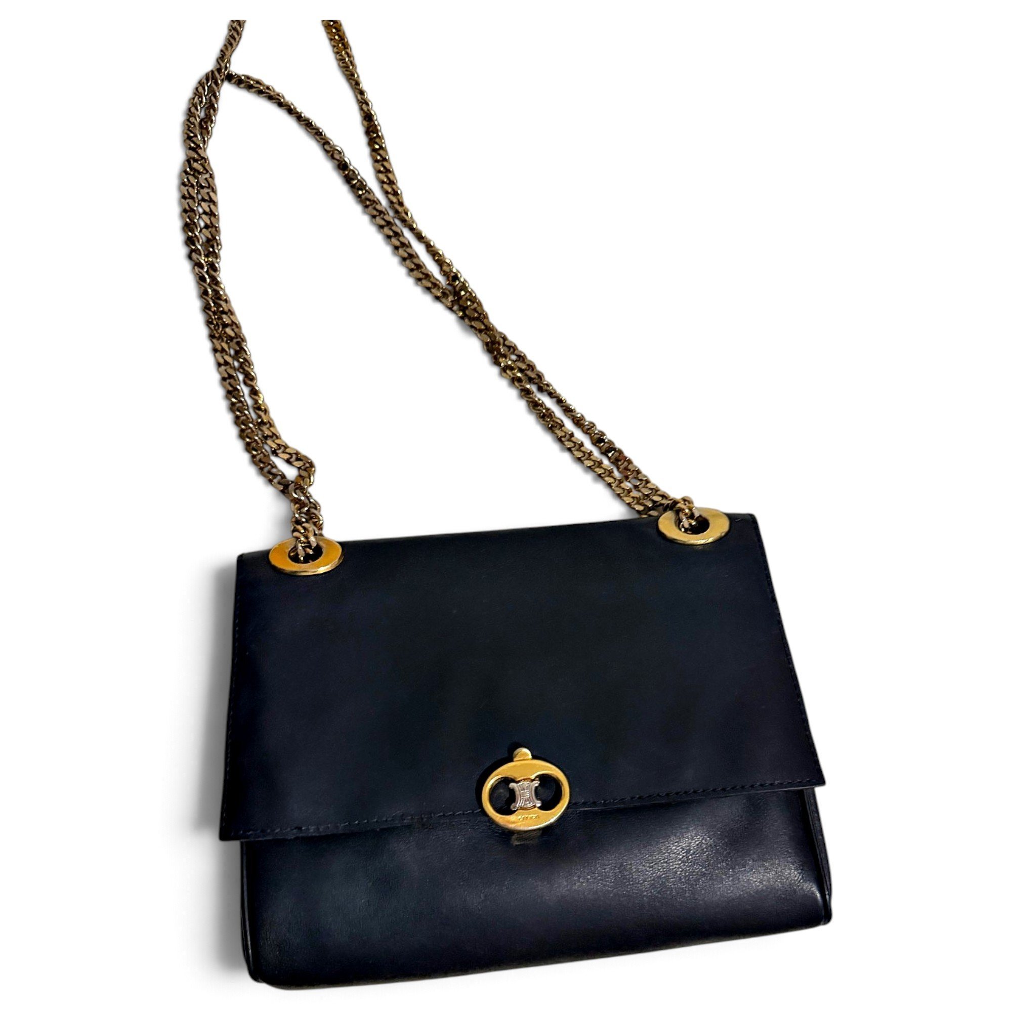 Triomphe leather handbag