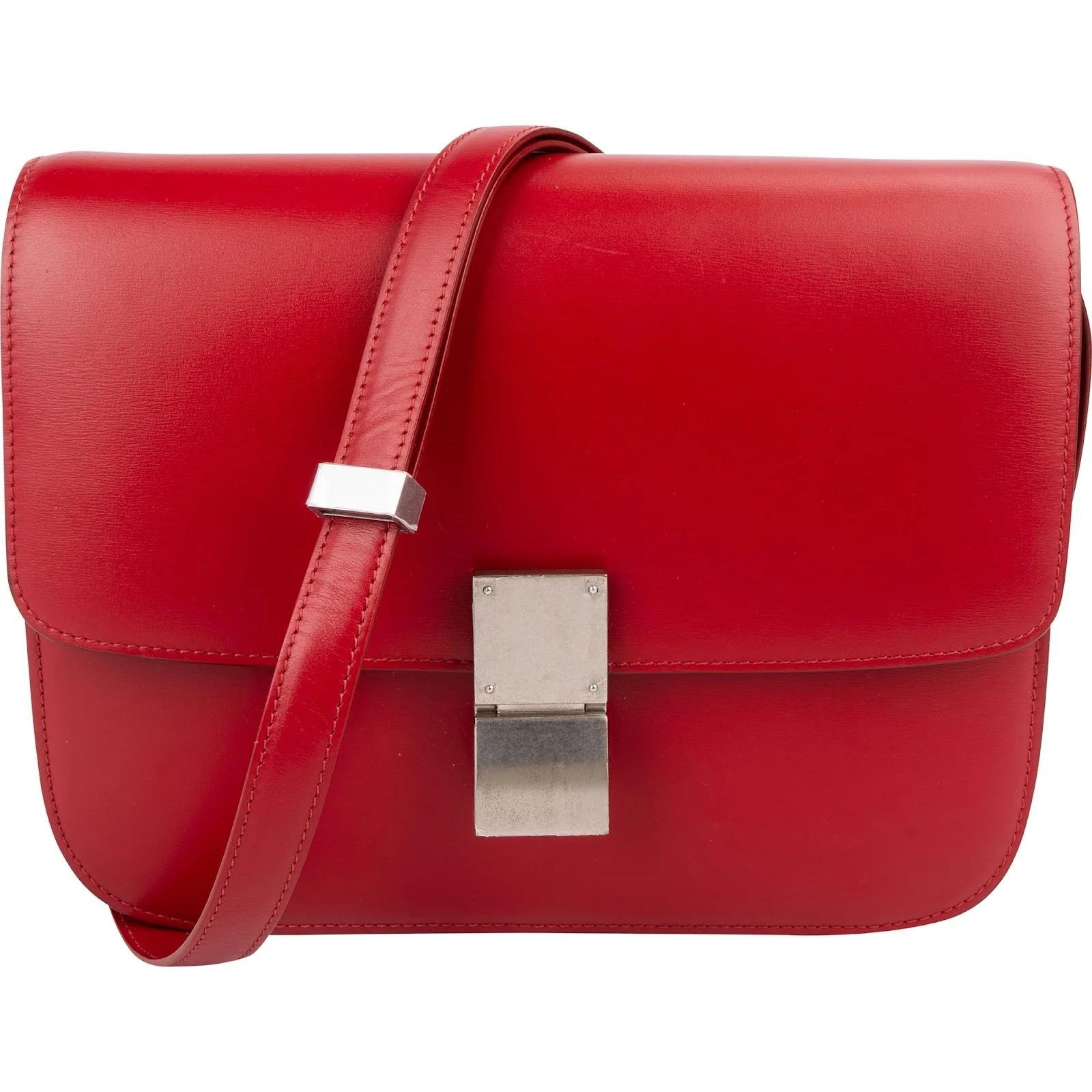 Classic leather crossbody bag