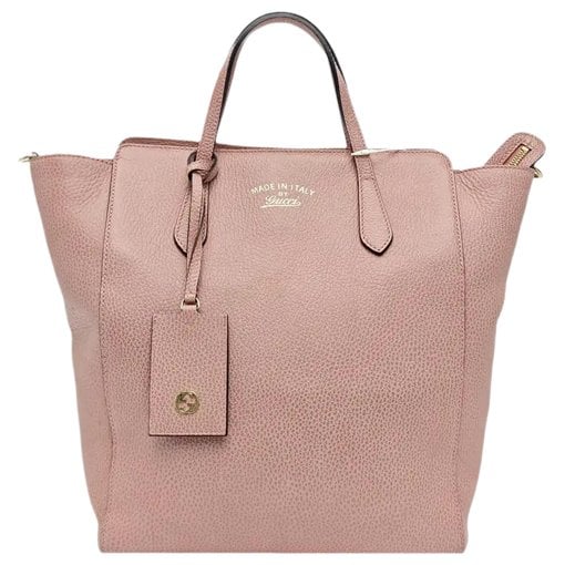 Swing leather handbag