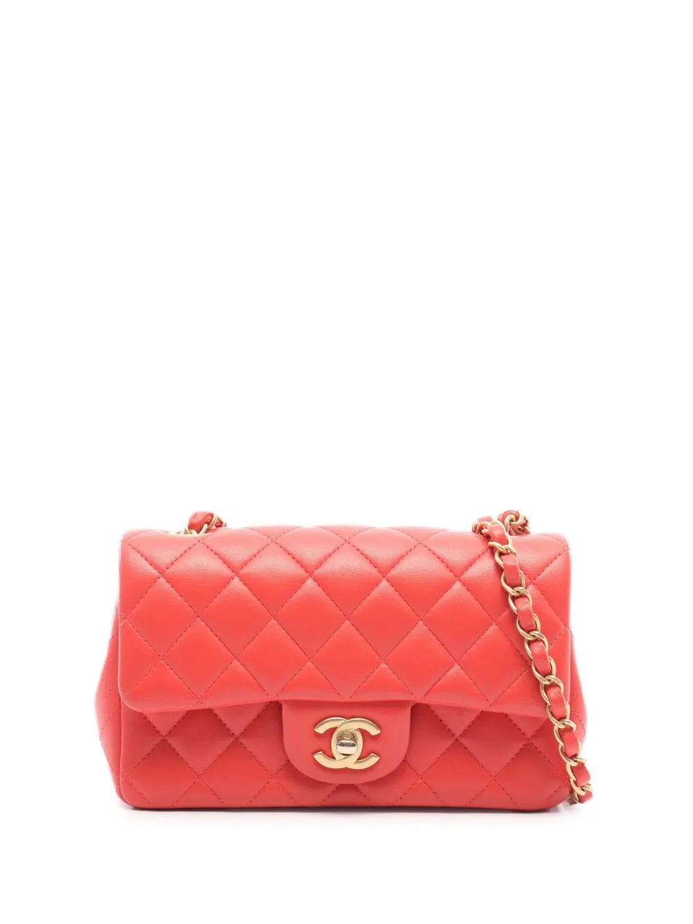 2019 Mini Rectangular Classic Lambskin Single Flap crossbody bag