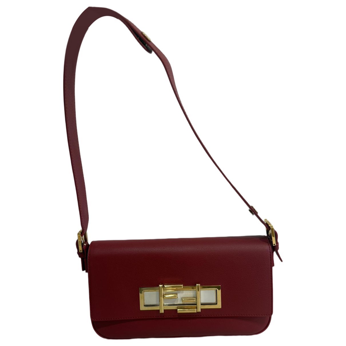 Baguette leather handbag