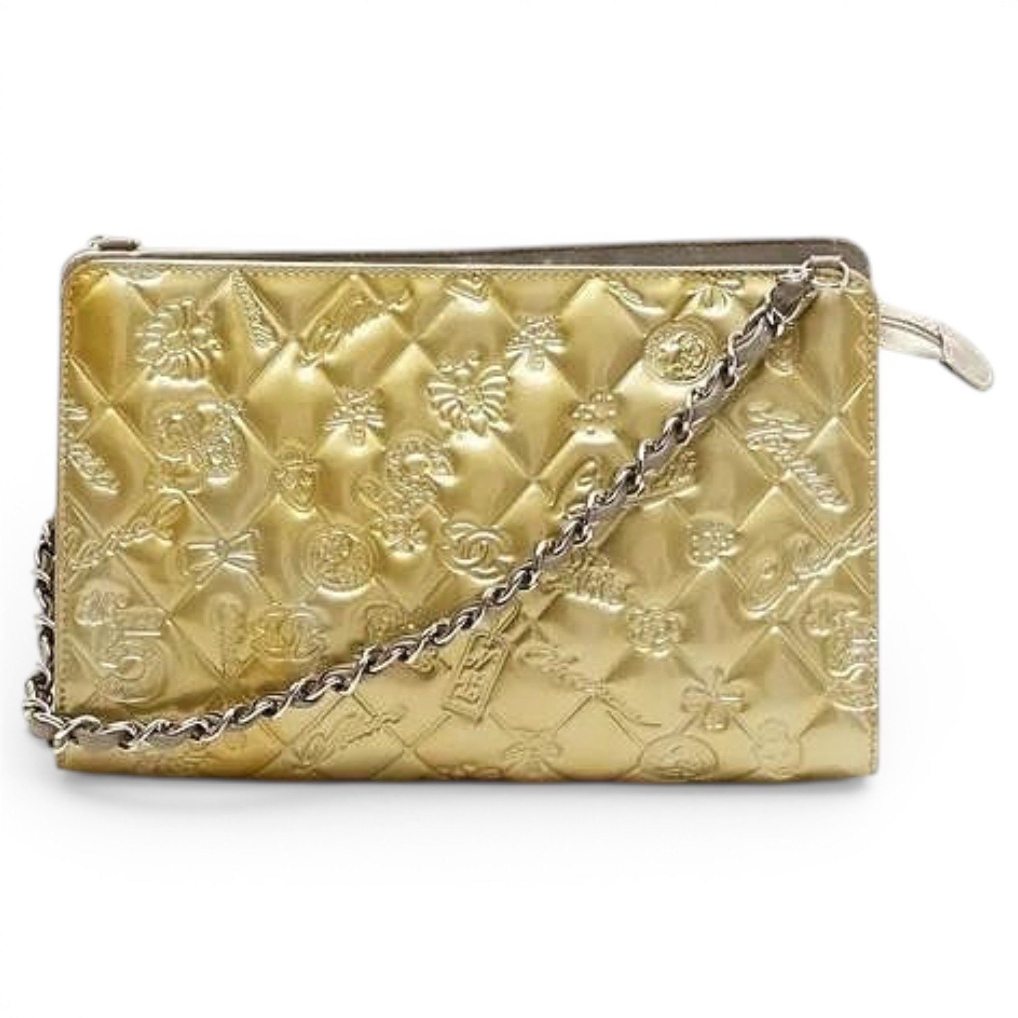 Patent leather handbag