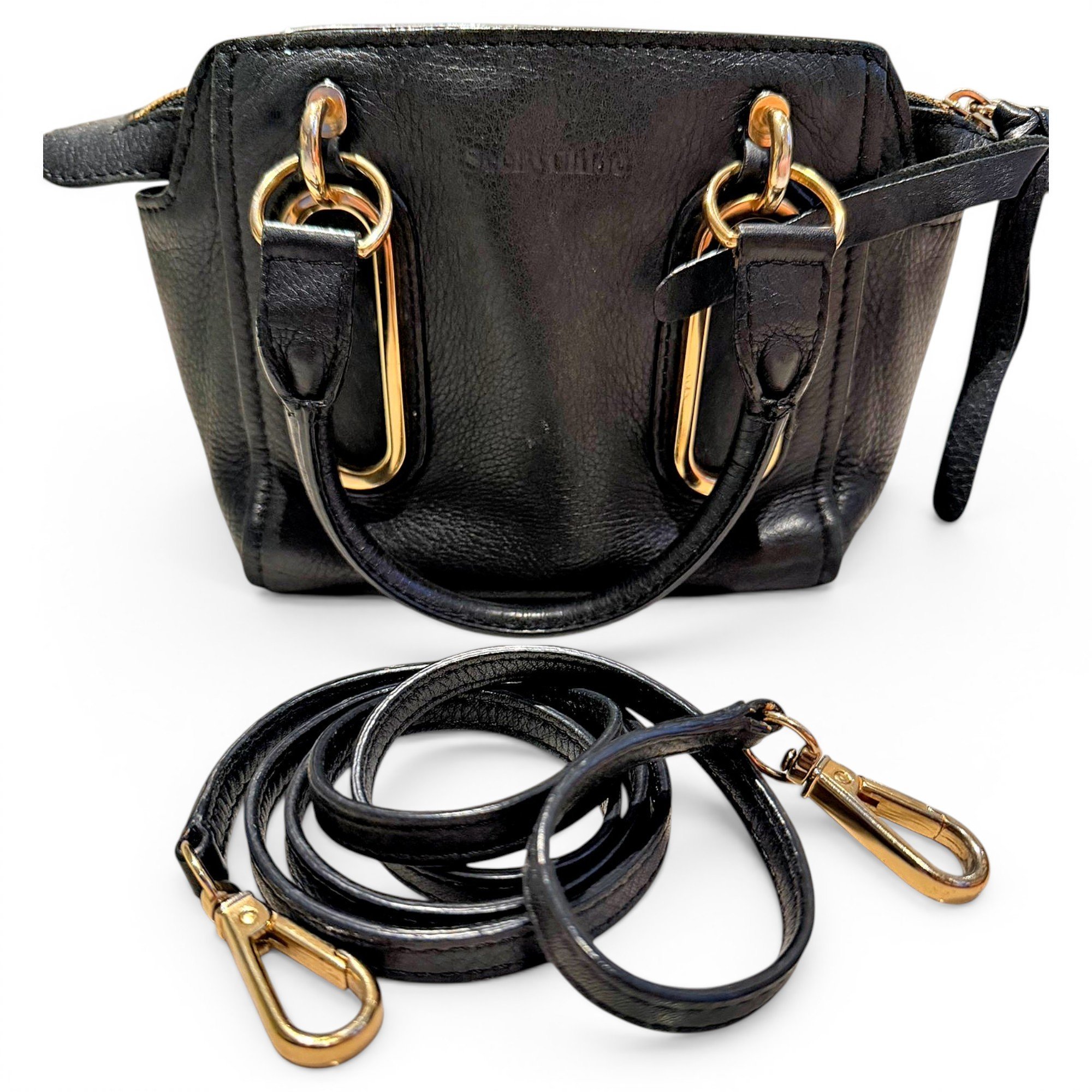 Leather crossbody bag