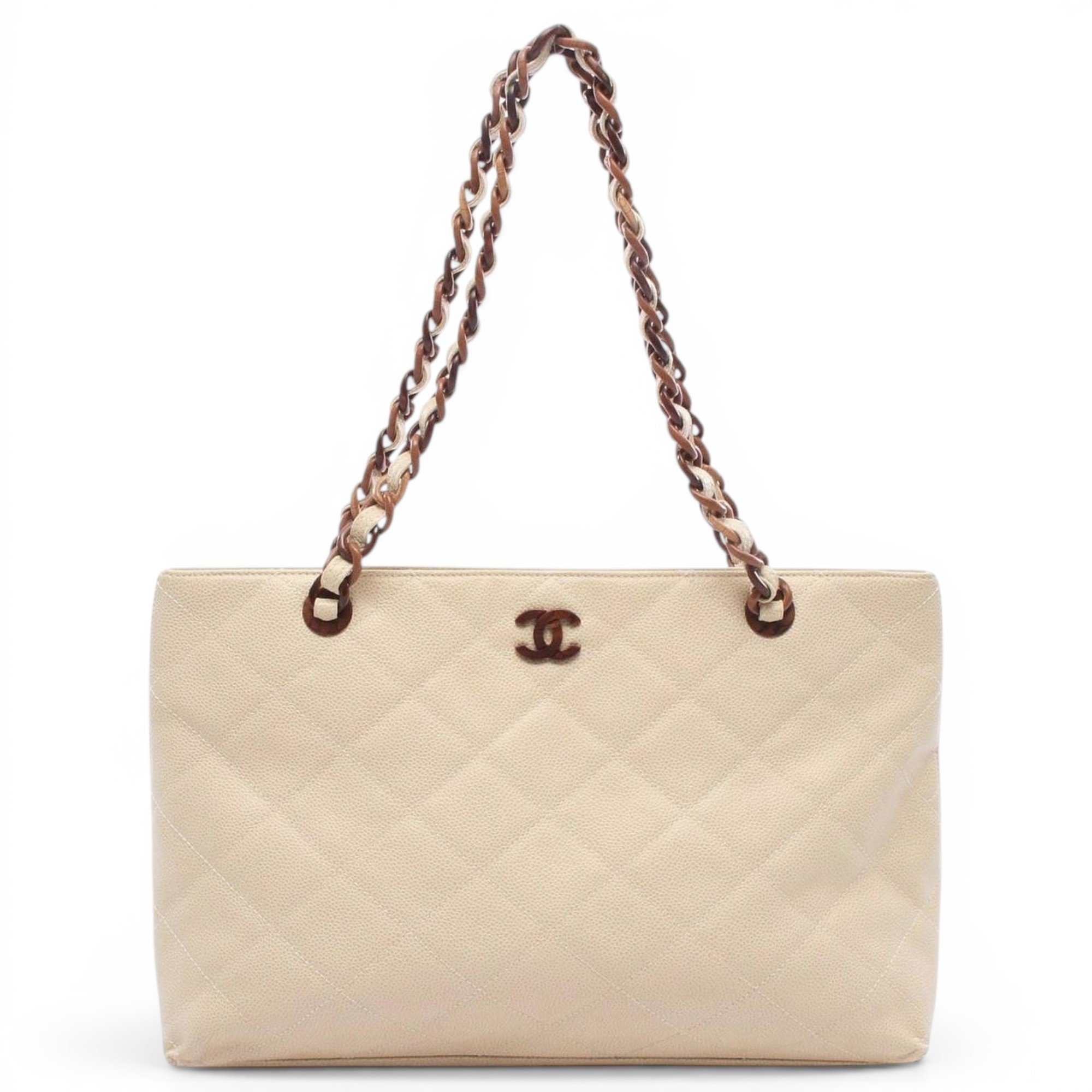 Leather tote