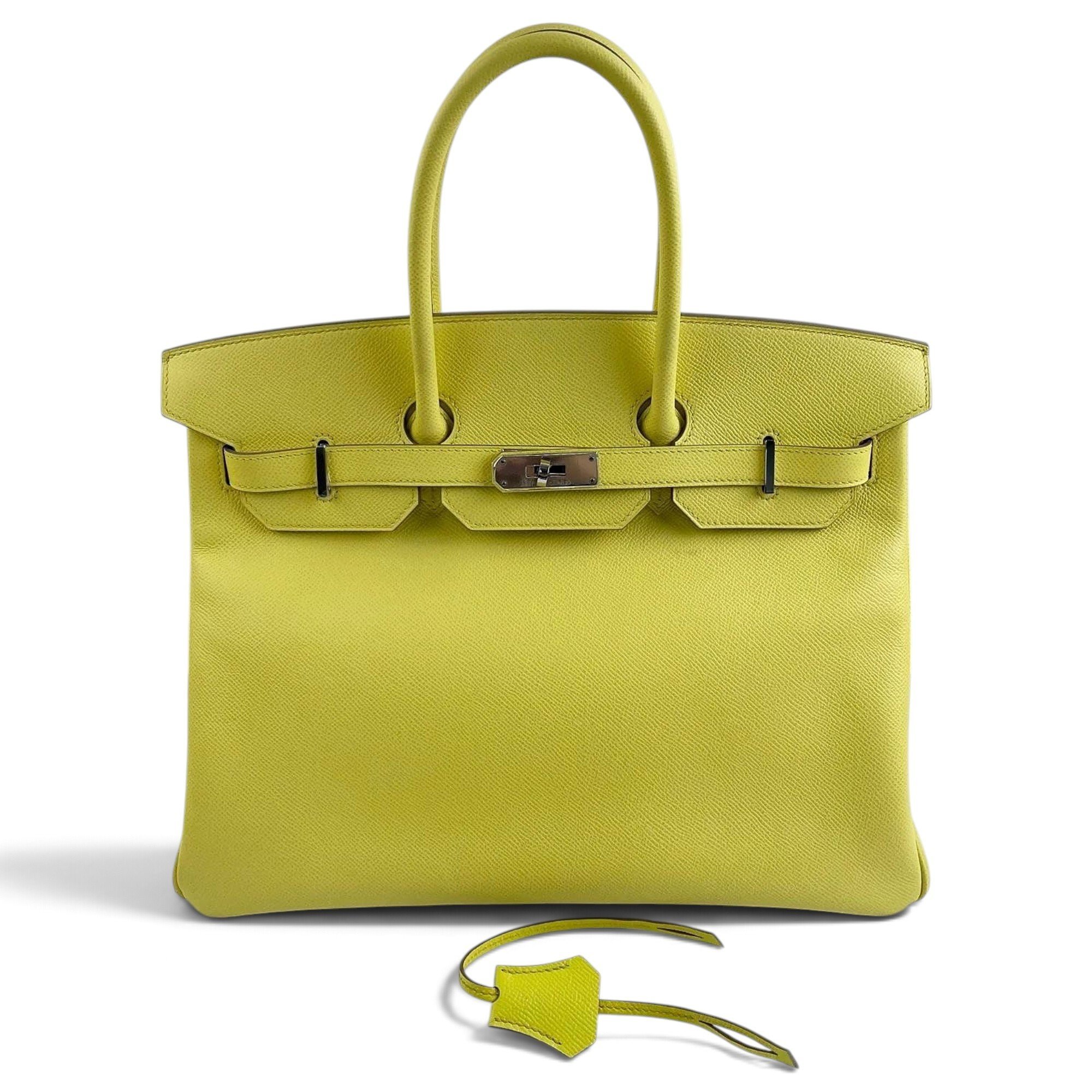 Birkin 35 leather handbag