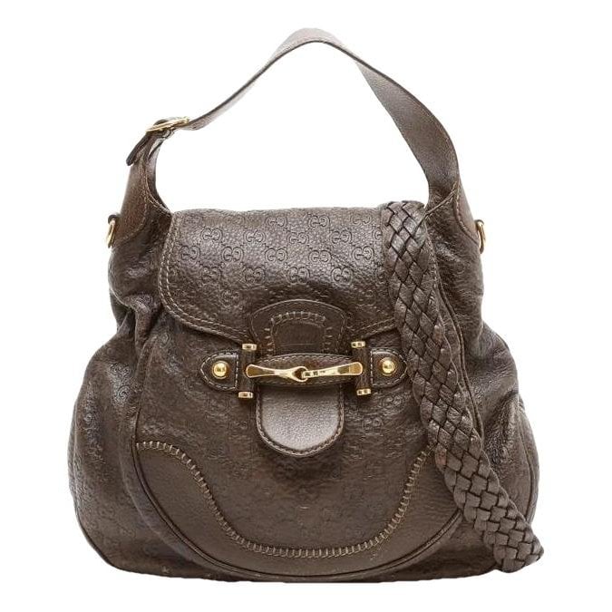 Hobo leather handbag