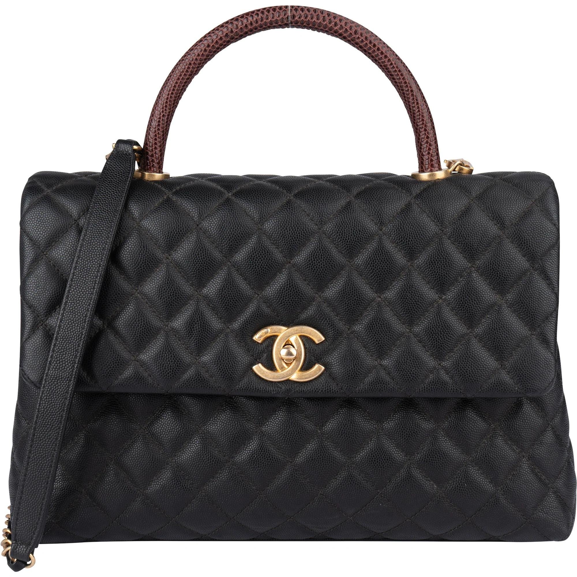 Coco Handle leather satchel