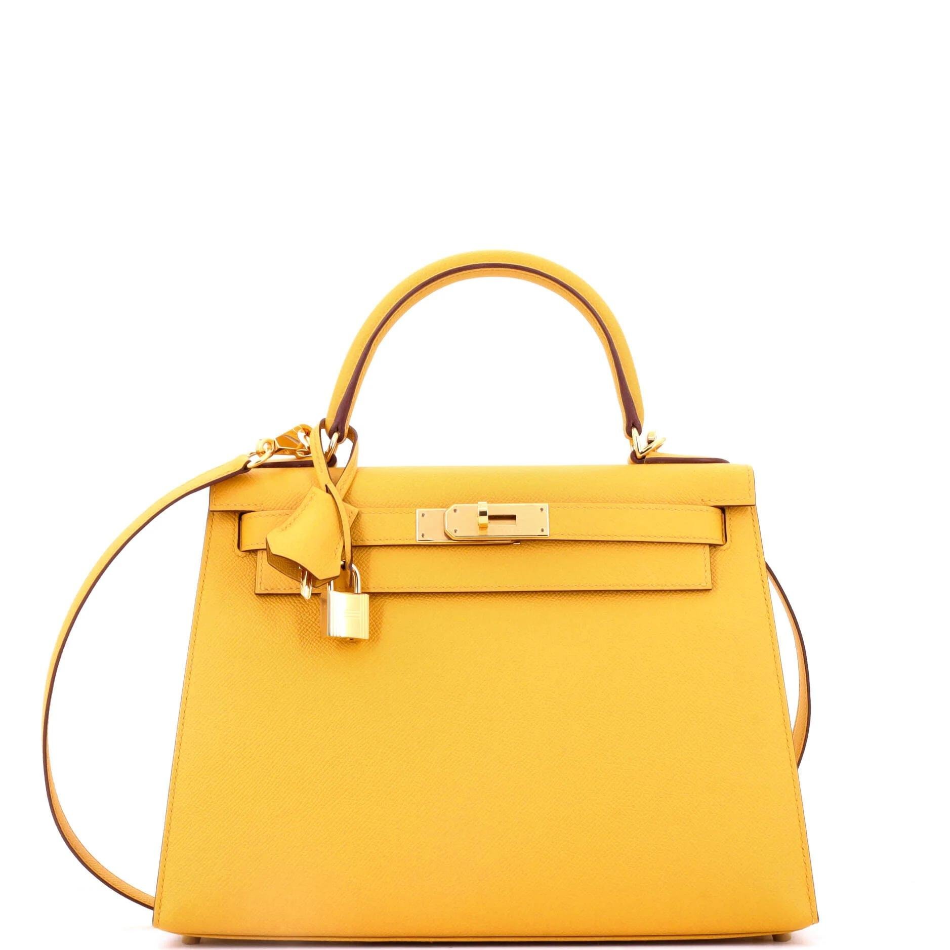 Kelly 28 leather handbag