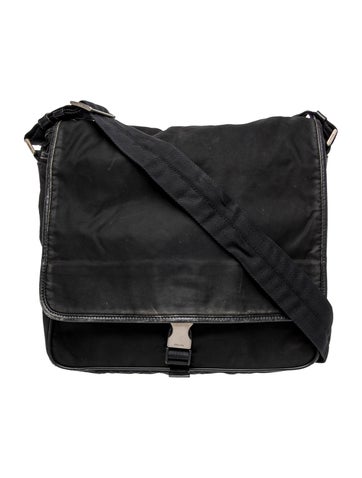 Tessuto Nylon Nylon Messenger Bag Medium