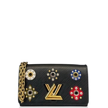 Empreinte Leather Twist Belt Chain Wallet