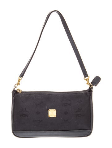 MCM Canvas Top Handle Bag Vintage