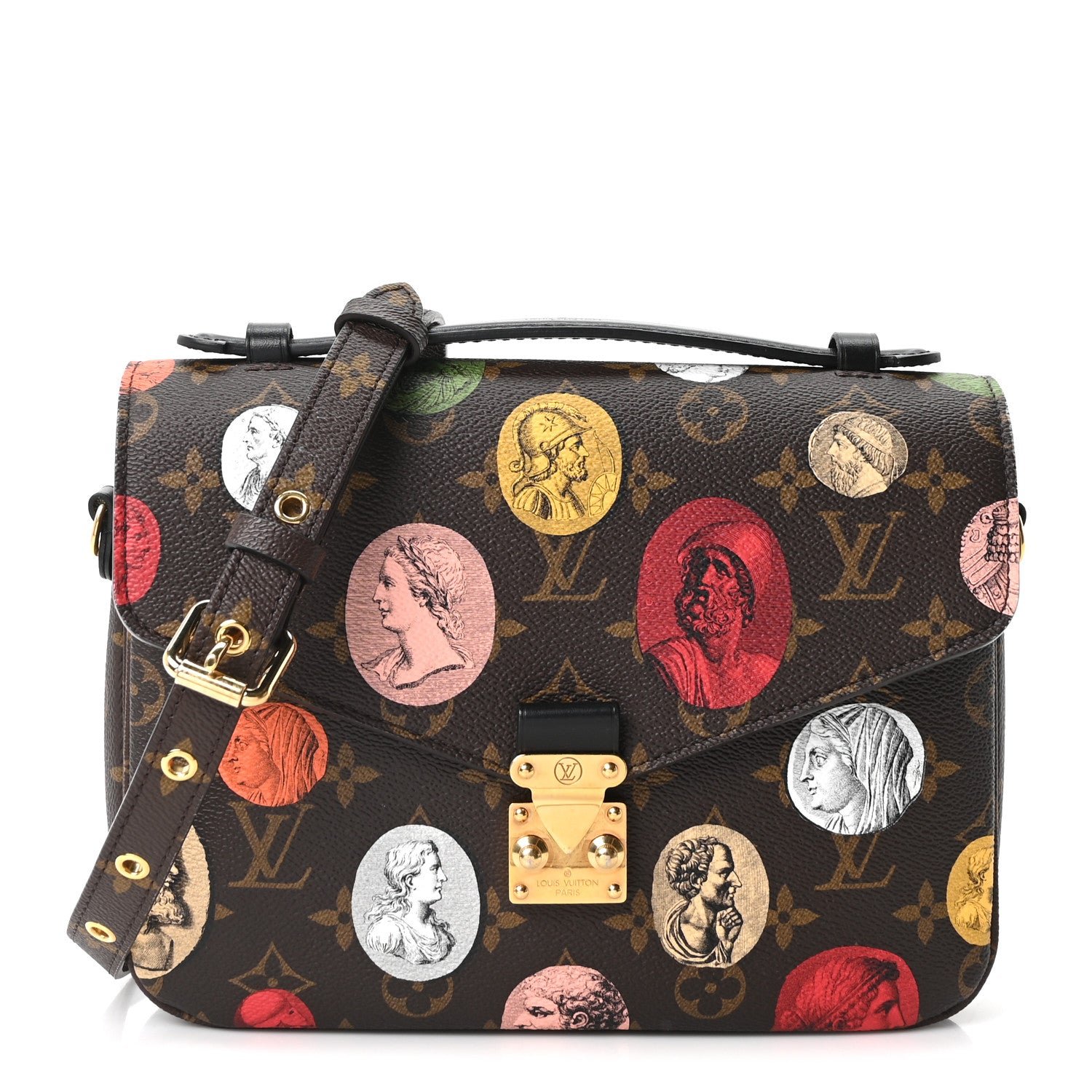 Louis Vuitton x FORNASETTI Monogram Cameo Pochette Metis