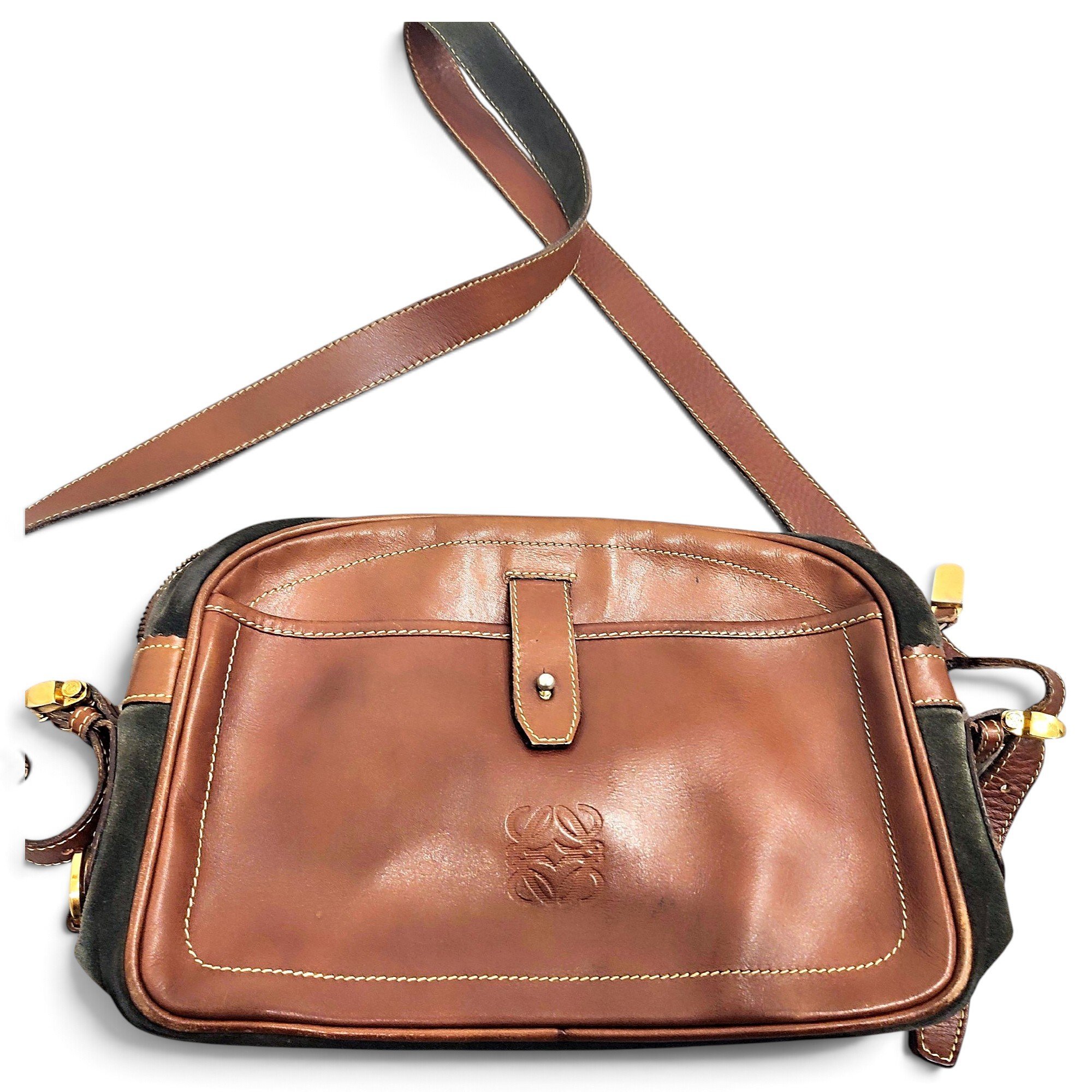 Leather crossbody bag