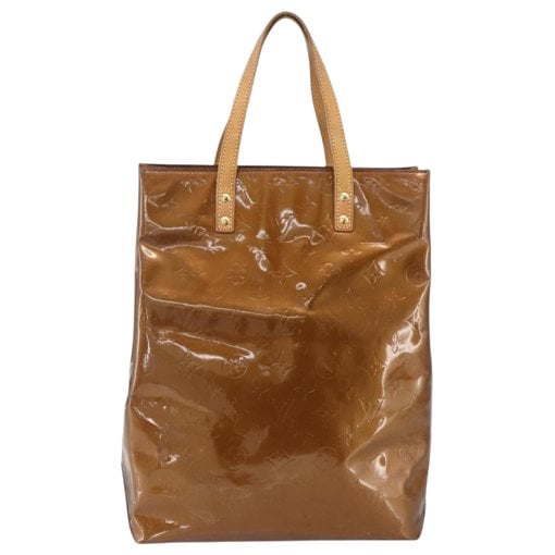 Reade patent leather handbag