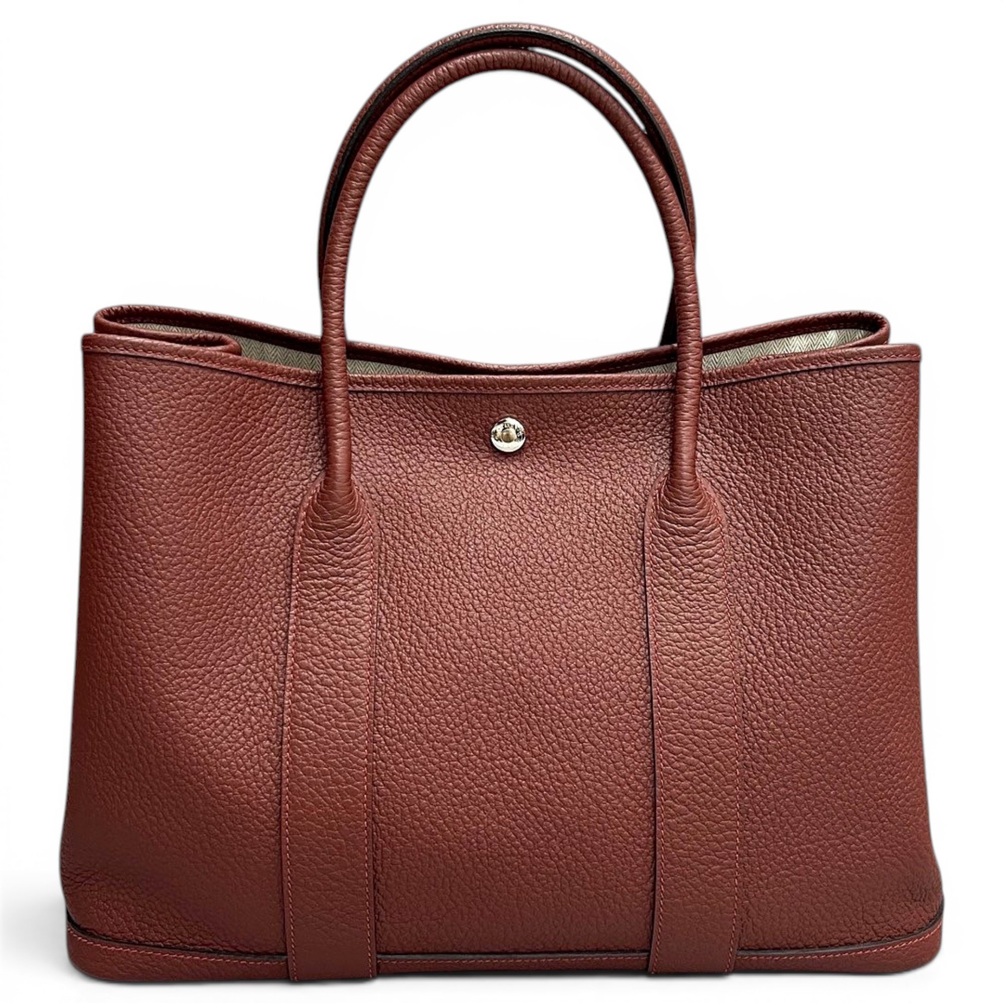 Garden Party leather handbag