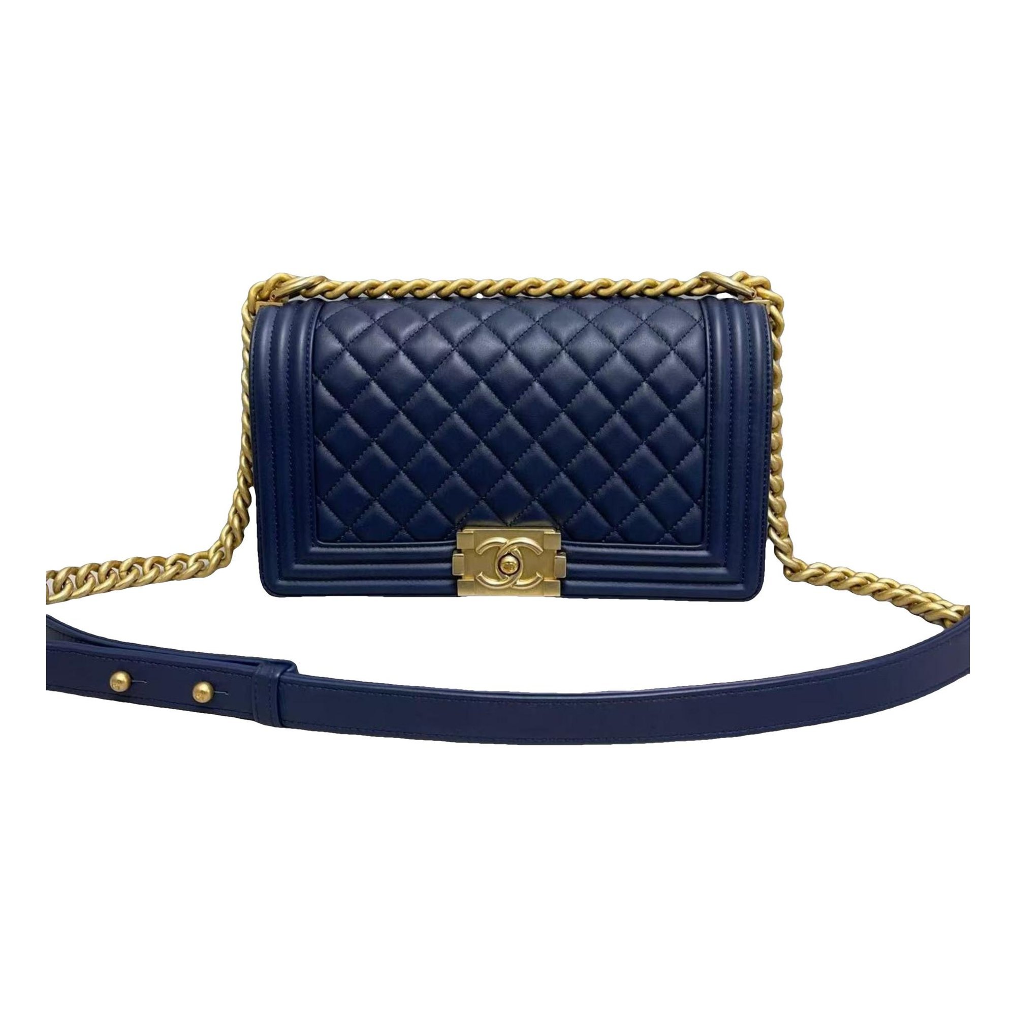 Boy leather crossbody bag