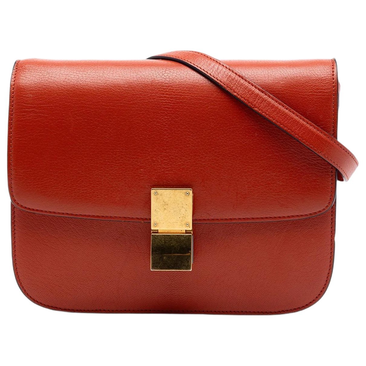 Classic leather crossbody bag