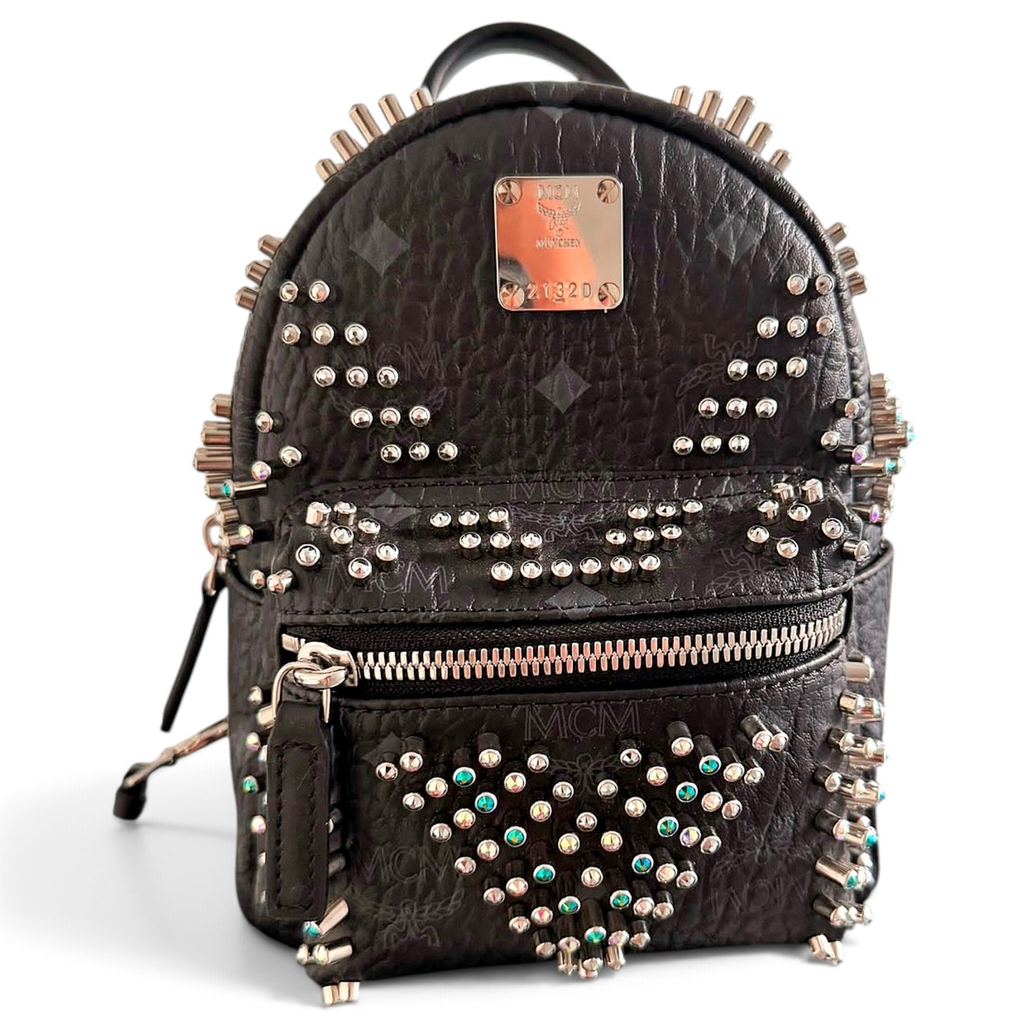 MCM Stark leather backpack