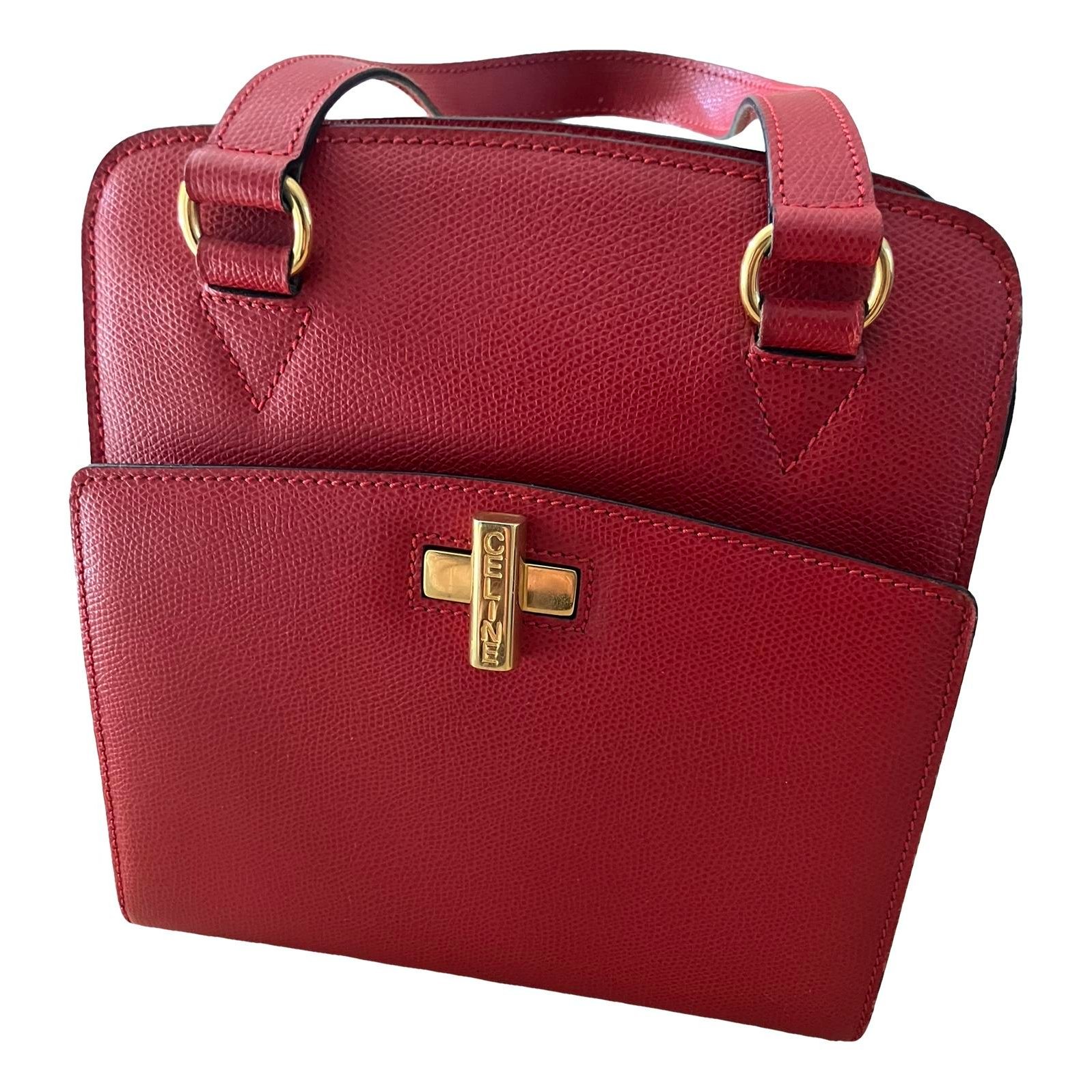 Leather handbag