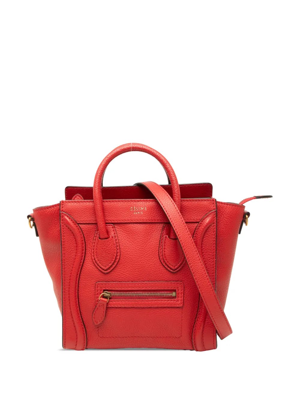 Celine 2013 Nano Leather Luggage Tote satchel