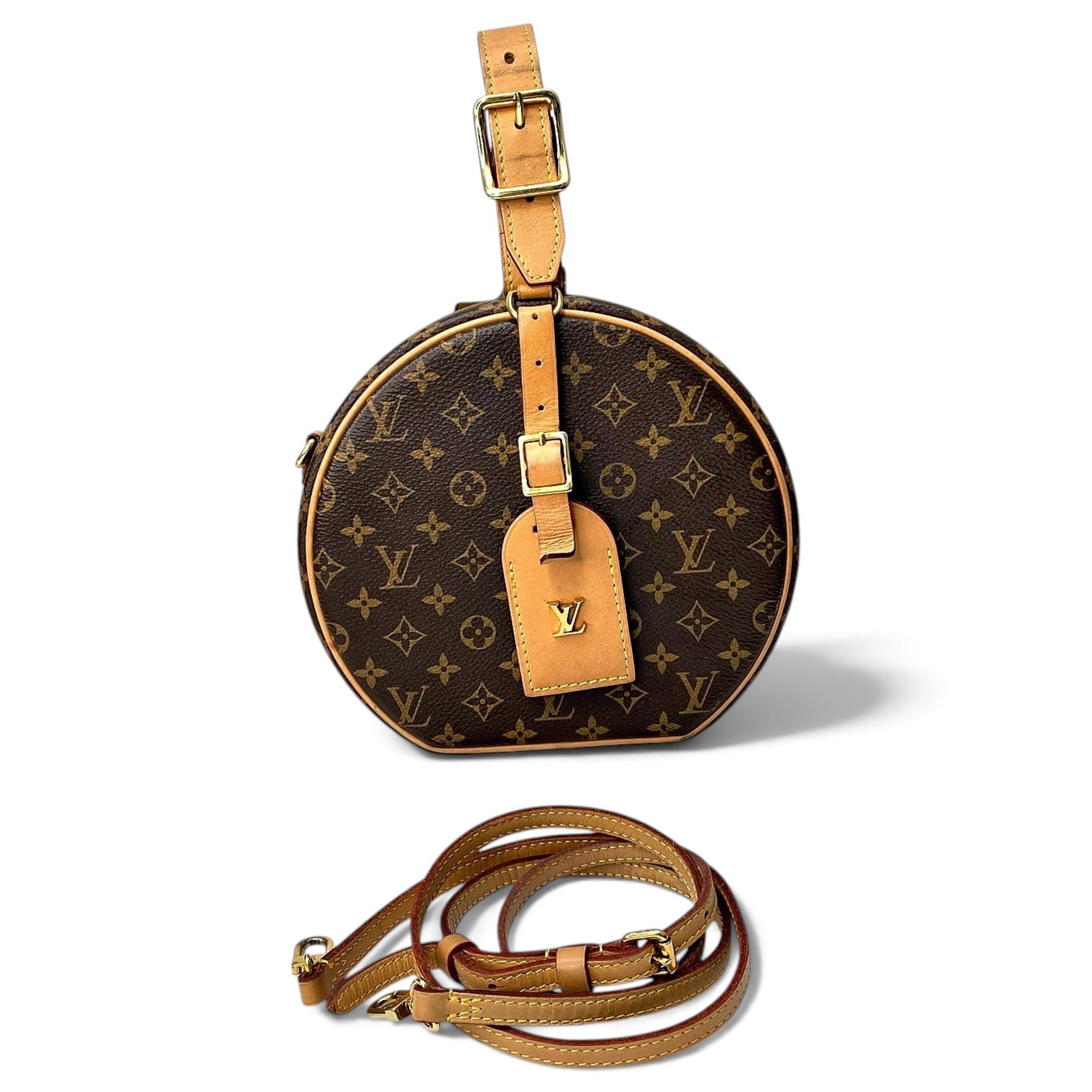 Louis Vuitton Petite Boîte Chapeau leather crossbody bag