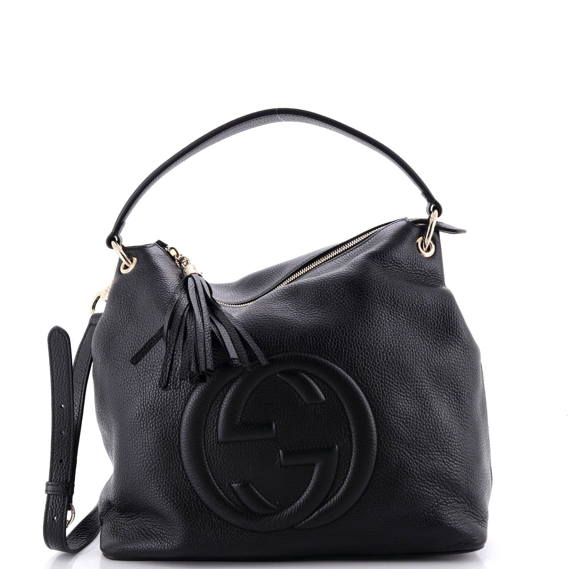 Soho Convertible Hobo Leather Large