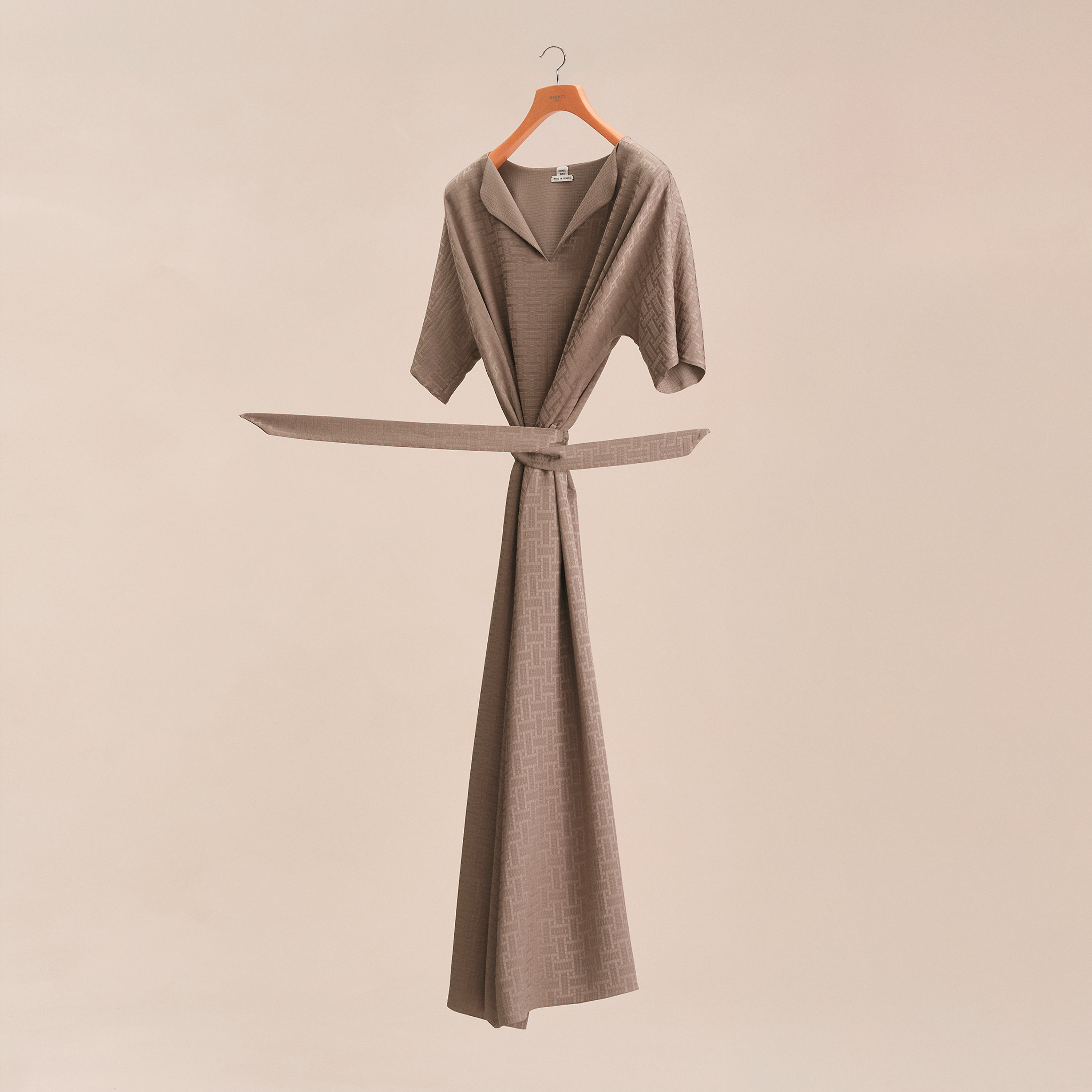 "Mosaique" belted caftan