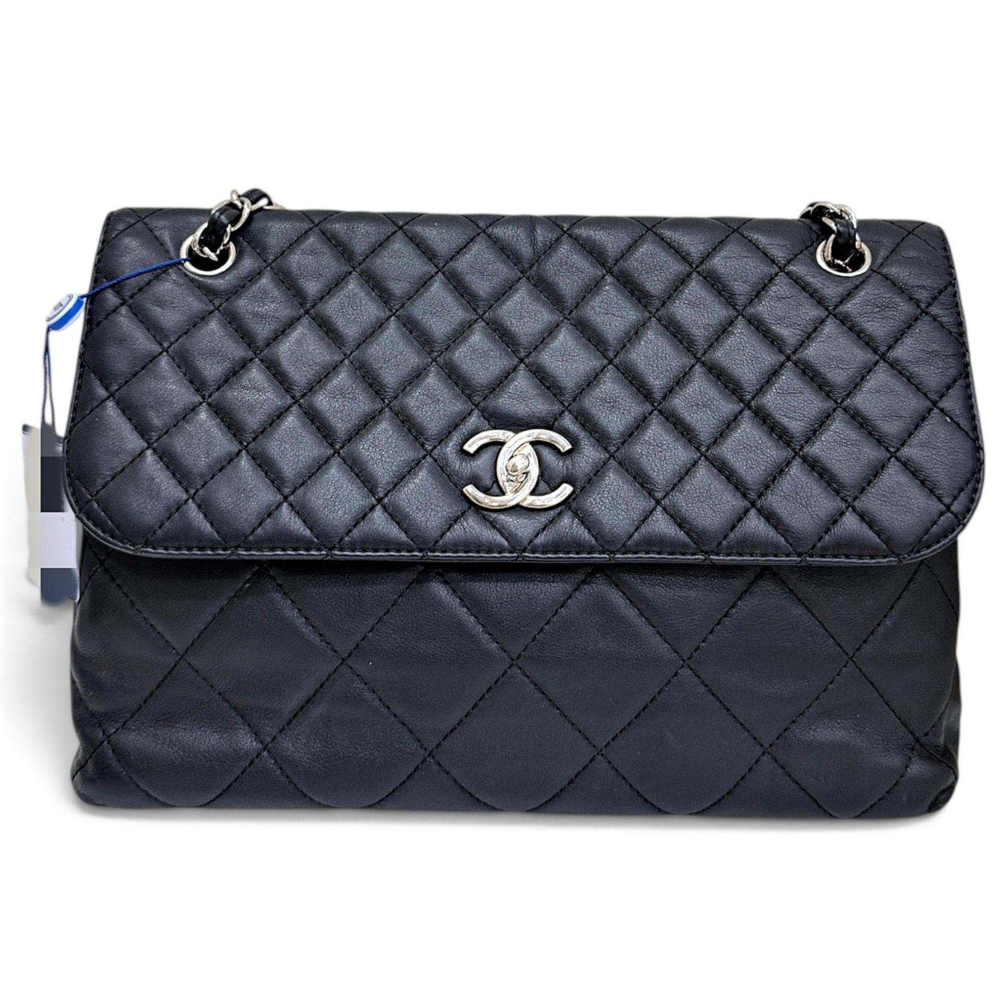 Coco Luxe leather handbag
